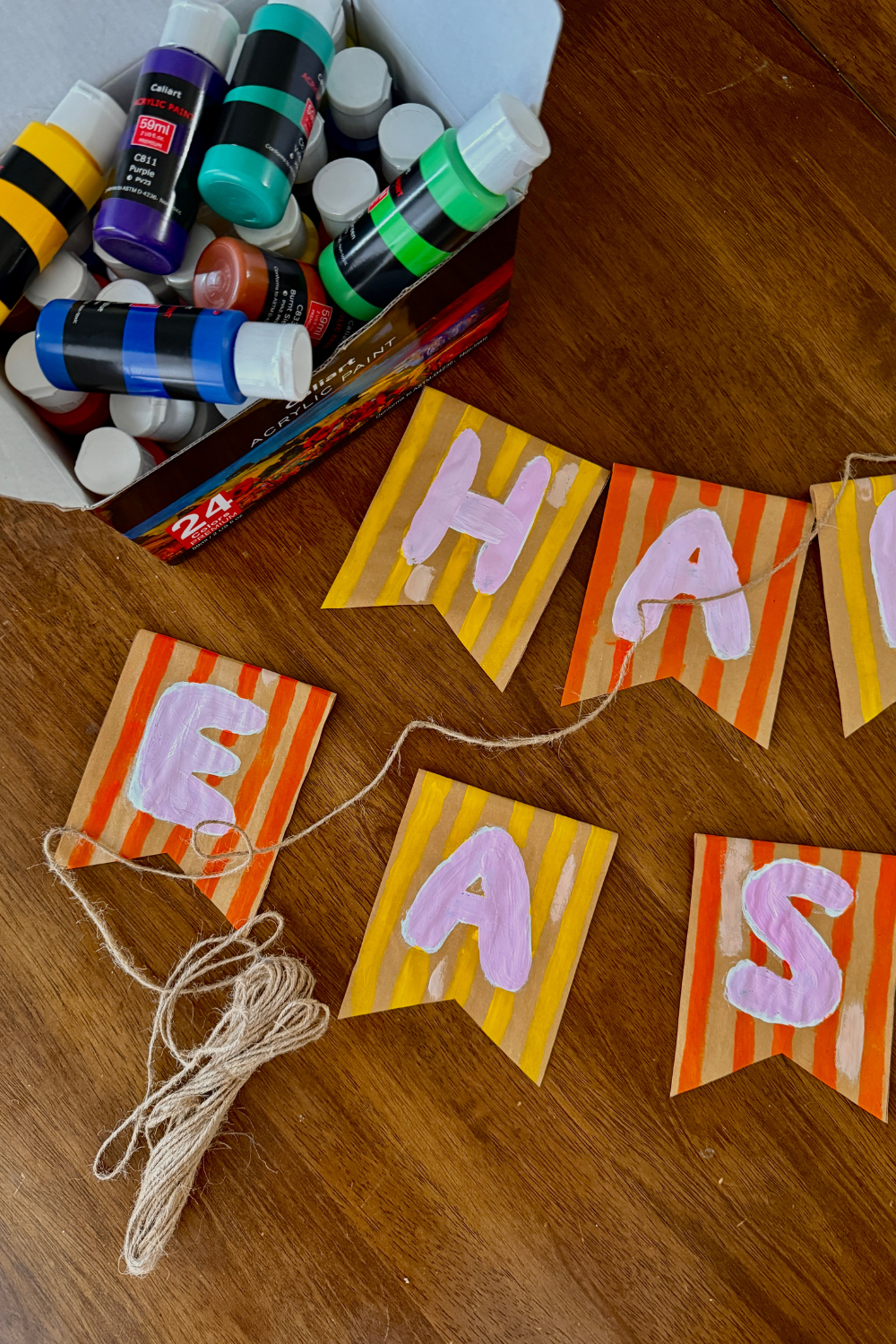 Easy DIY: Handmade Letter Banner