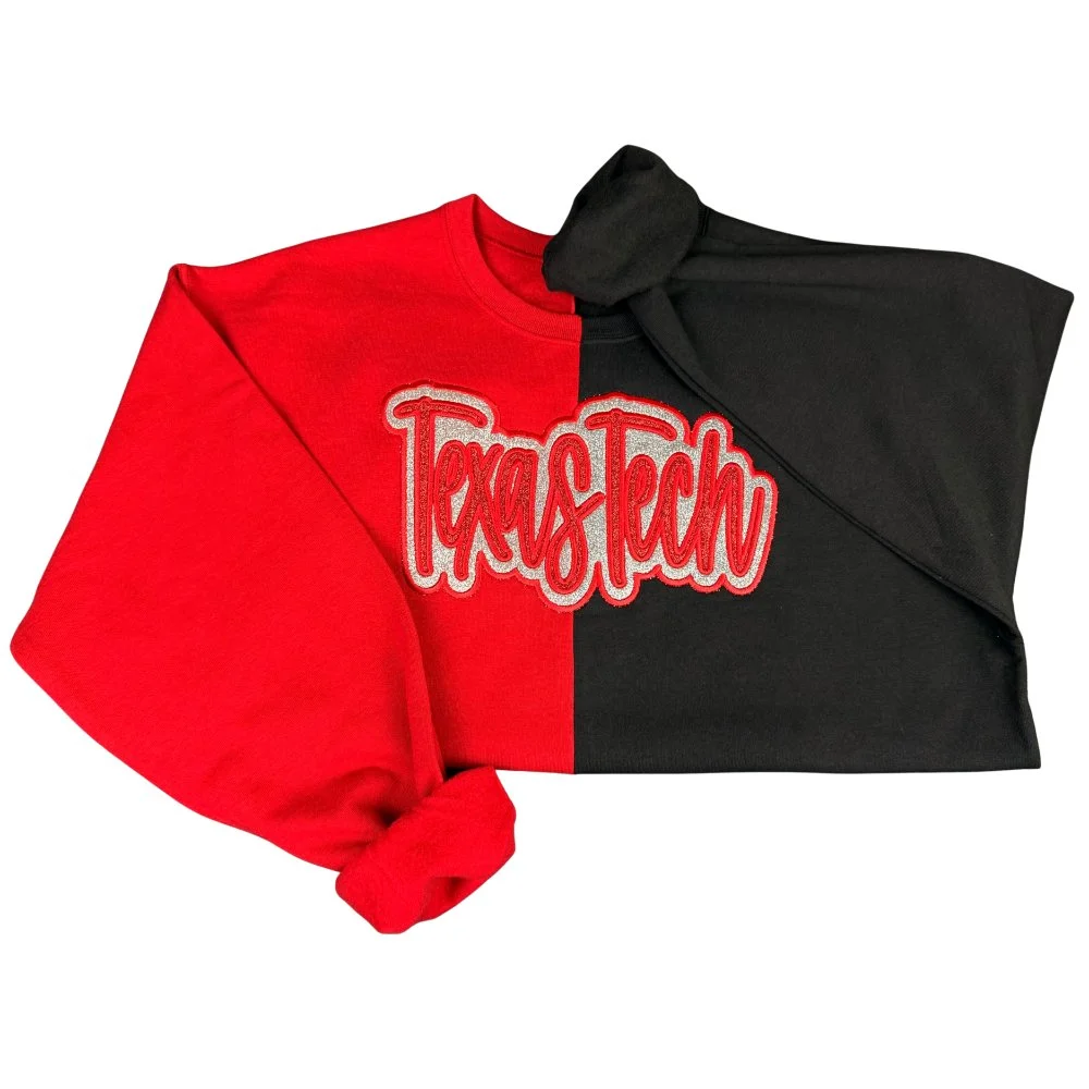Two-Toned Team Spirit Sweatshirt