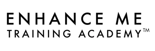 Logo for Enhance Me Training Academy with black text on a white background.