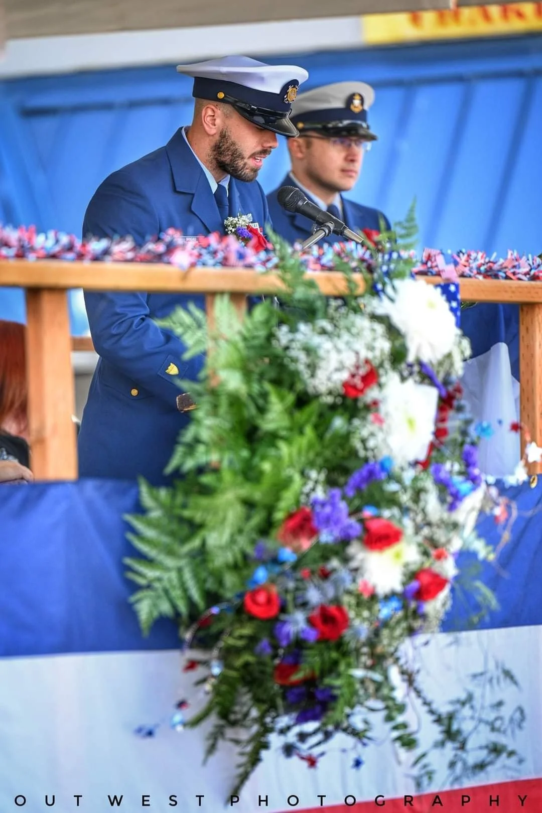 Fleet of flowers in Depoe Bay, Oregon