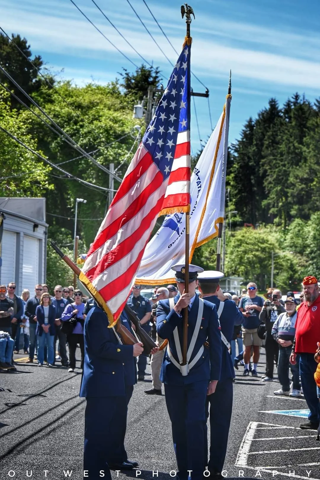 Fleet of flowers in Depoe Bay, Oregon