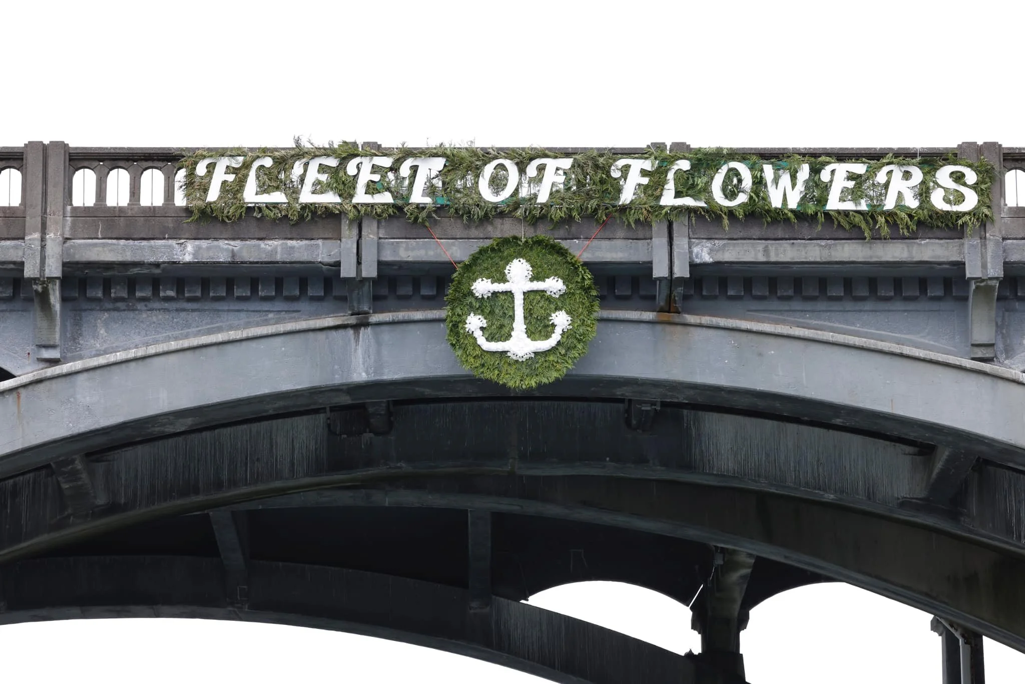 Fleet of flowers in Depoe Bay, Oregon