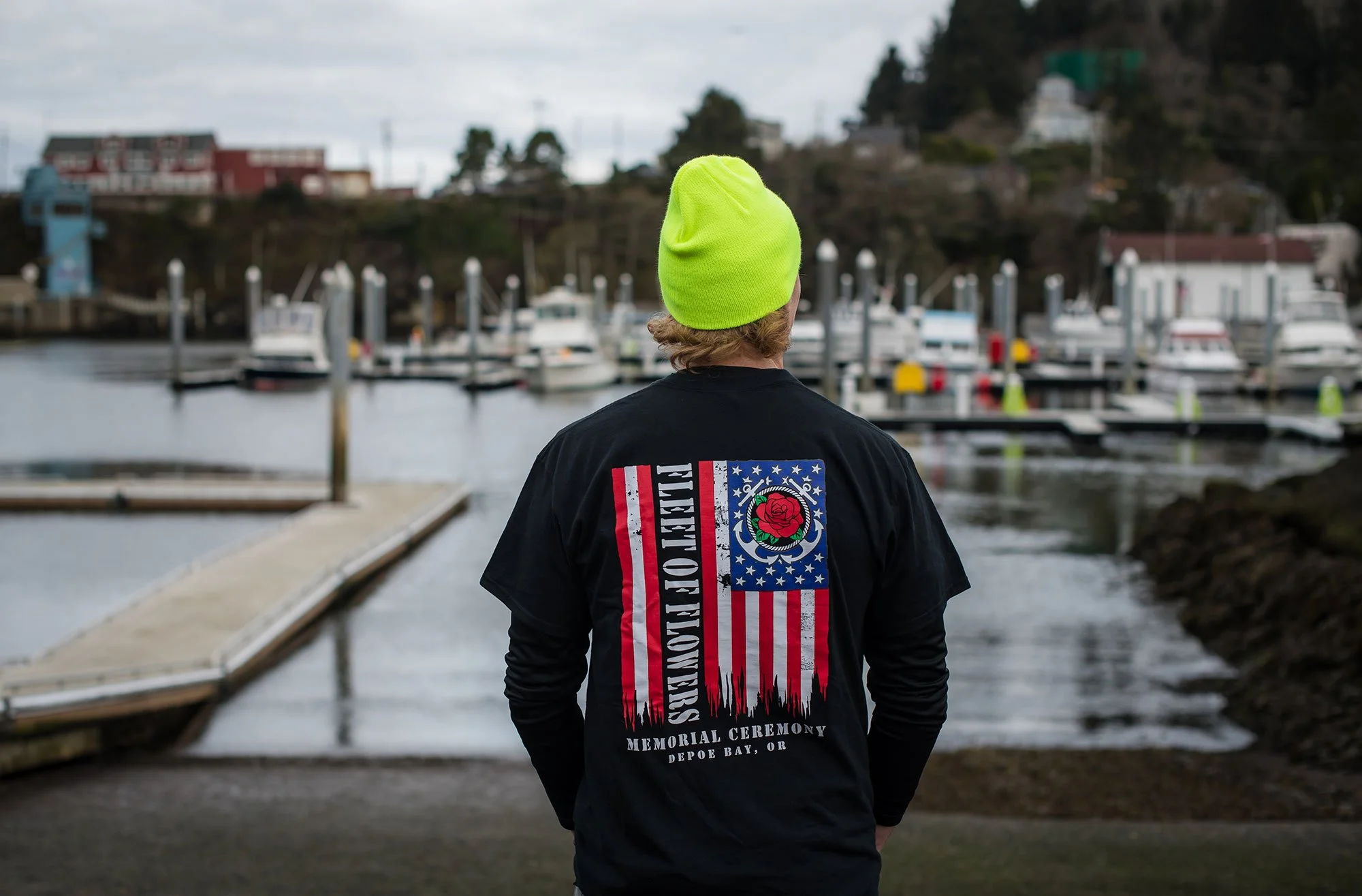 Fleet of Flowers Beanie - Back