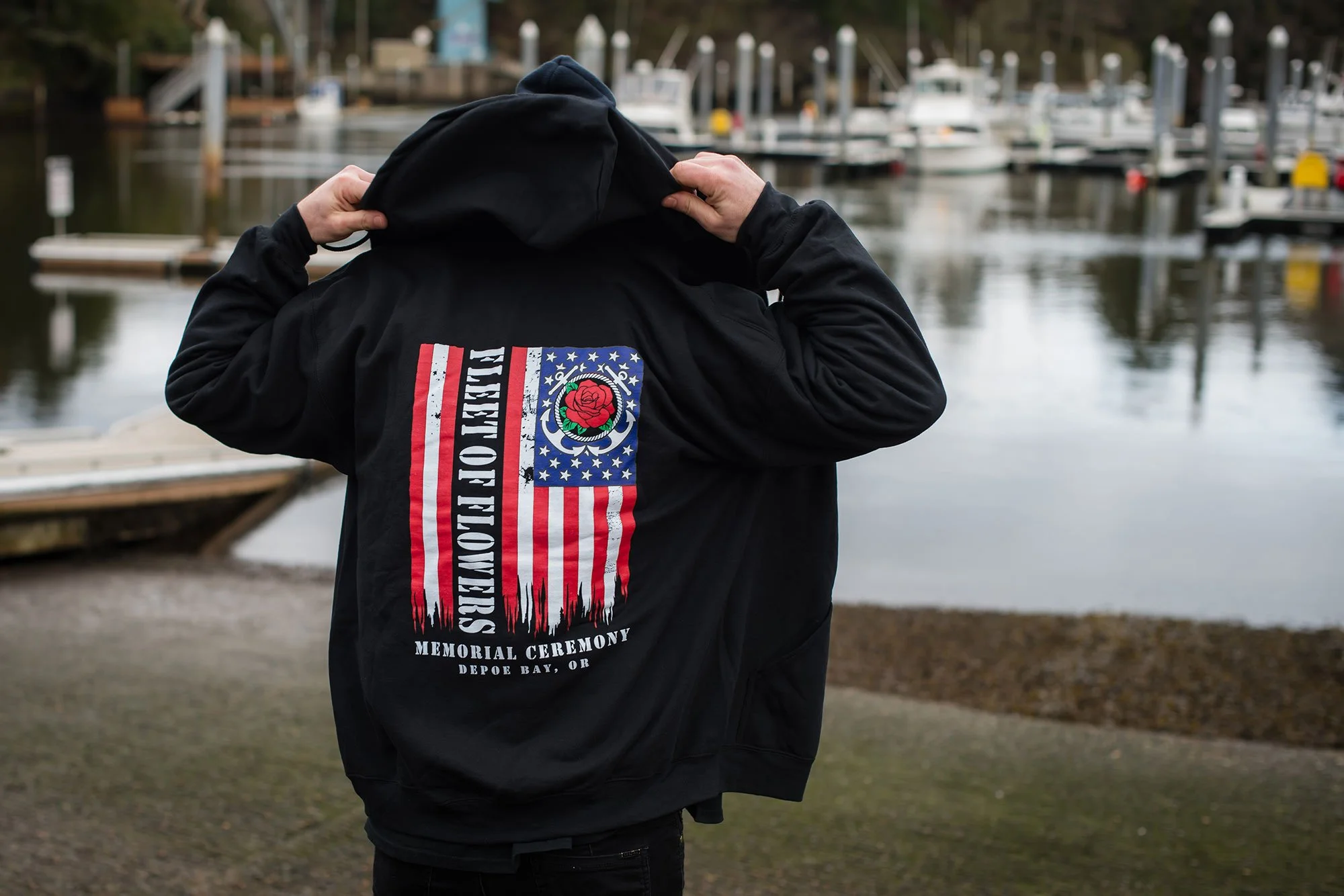 Fleet of Flowers Zip Hoodie