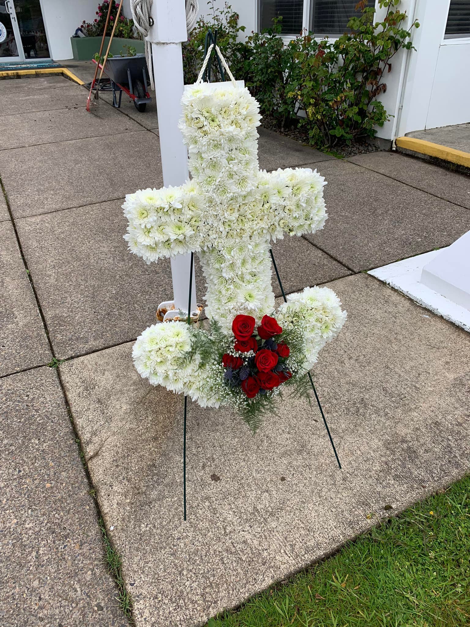Fleet of flowers in Depoe Bay, Oregon