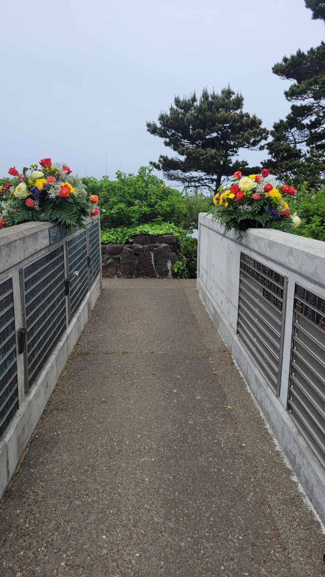 Fleet of flowers in Depoe Bay, Oregon