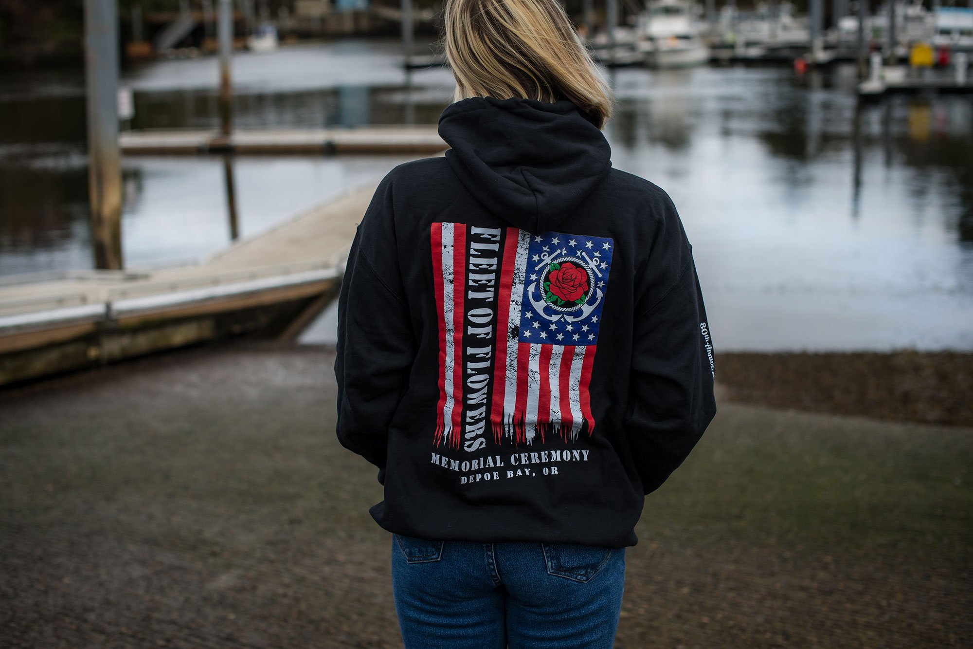 Fleet of Flowers 2025 Pullover Hoodie - Back