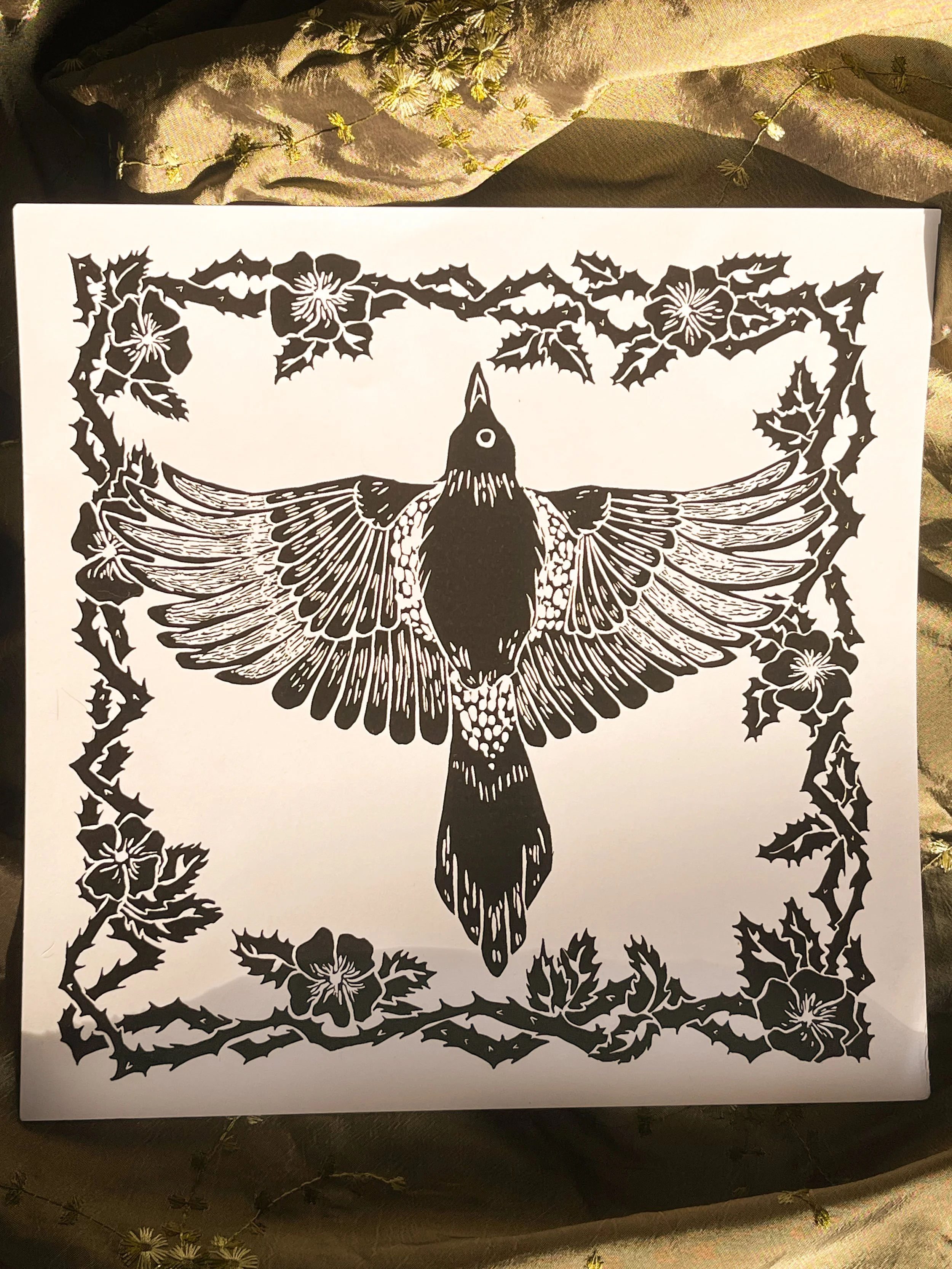 Magpie Digital Print