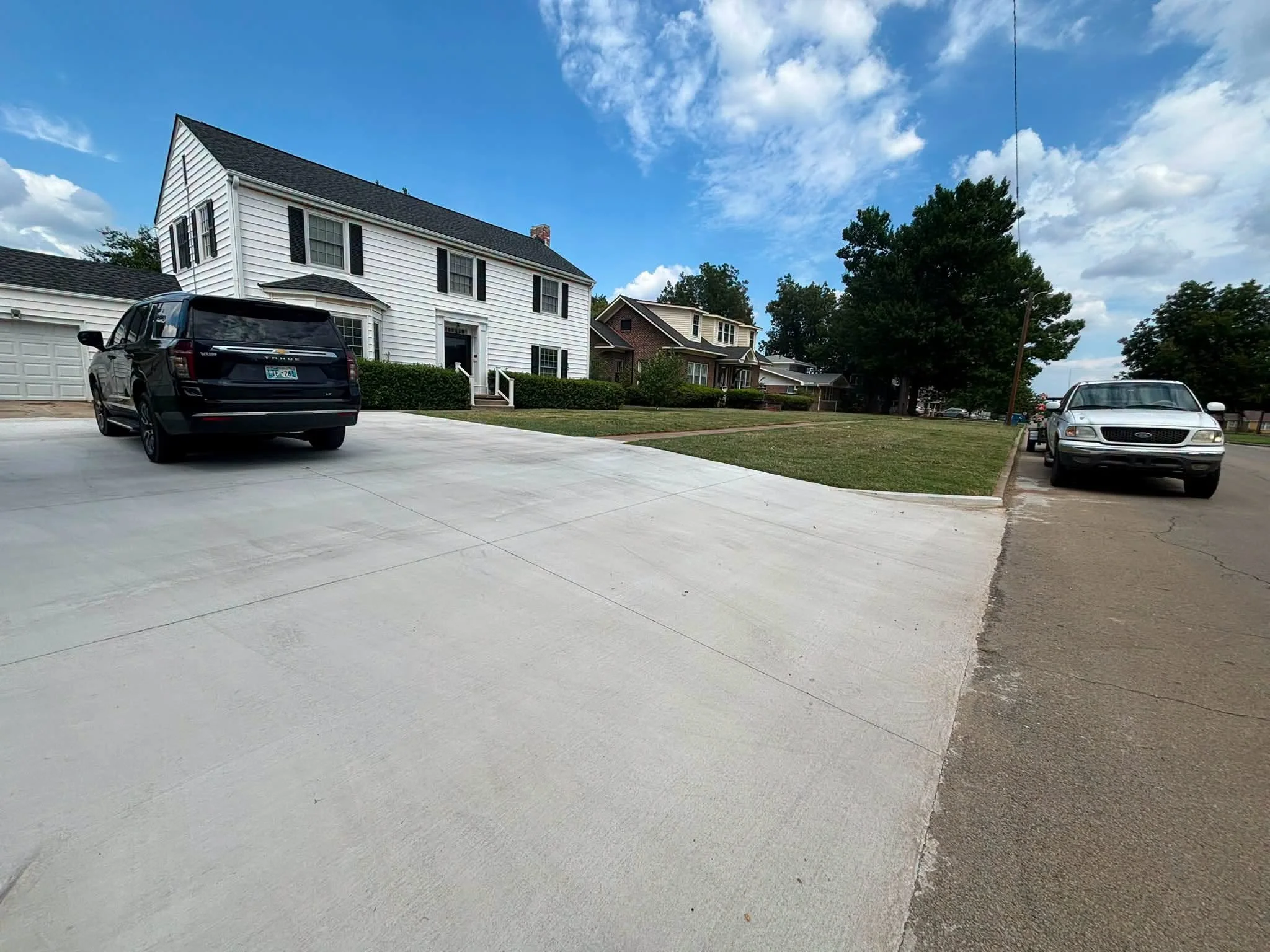 Routine lawn maintenance — mowing, trimming, edging, and cleanup.