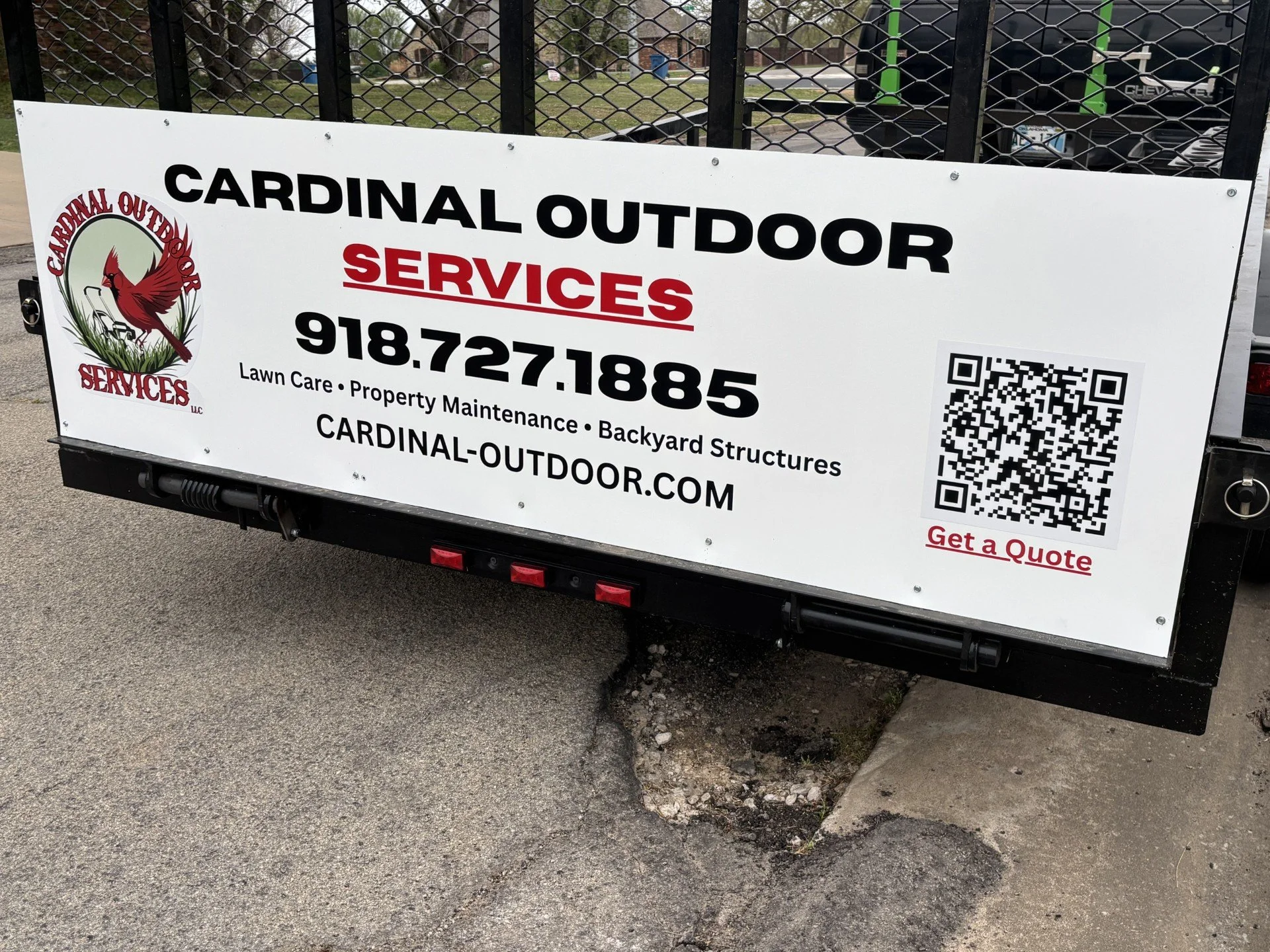 Our trailer doesn’t just haul equipment — it represents the standard we bring to every property. Clean, professional, and built to stand out across Cushing and surrounding areas.