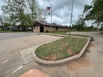 Lawn care service at the Ripley, Oklahoma USPS location. Clean, consistent maintenance with attention to detail on every visit.