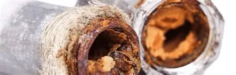 Close-up of a partially cut cacao pod showing the orange pulp and beans inside