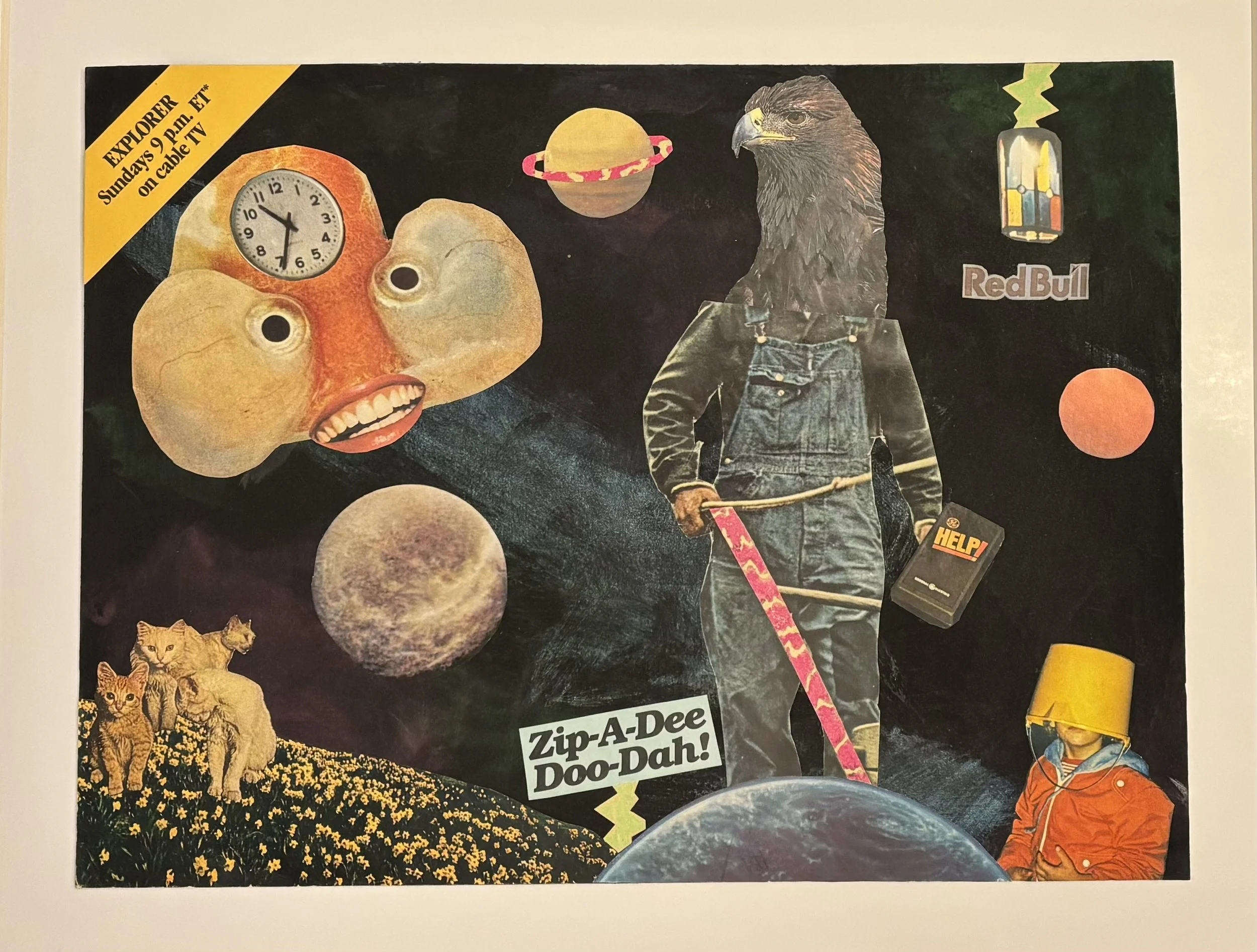 UNTITLED 3, 2022. Mixed media, 11 x 8.5 inches