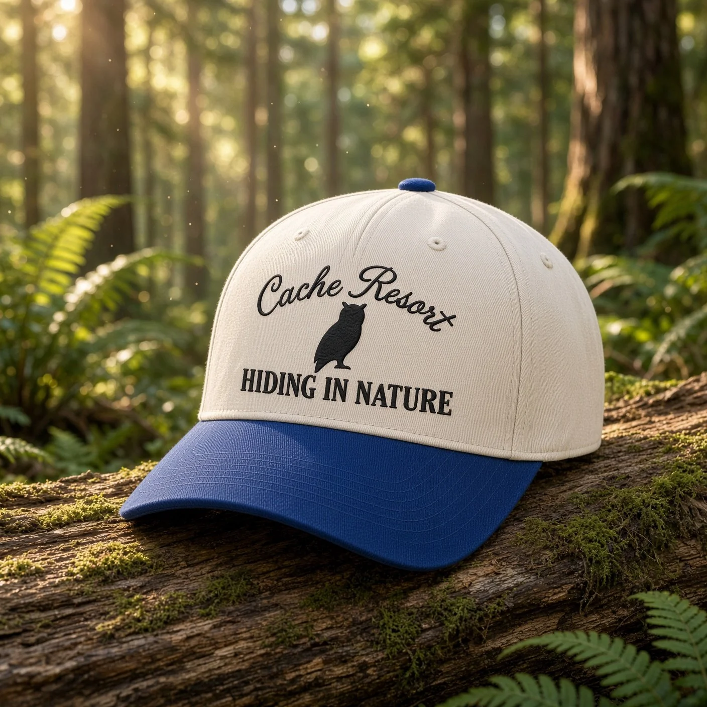 Hiding In Nature - Owl Edition | Frame Two-Tone Cap