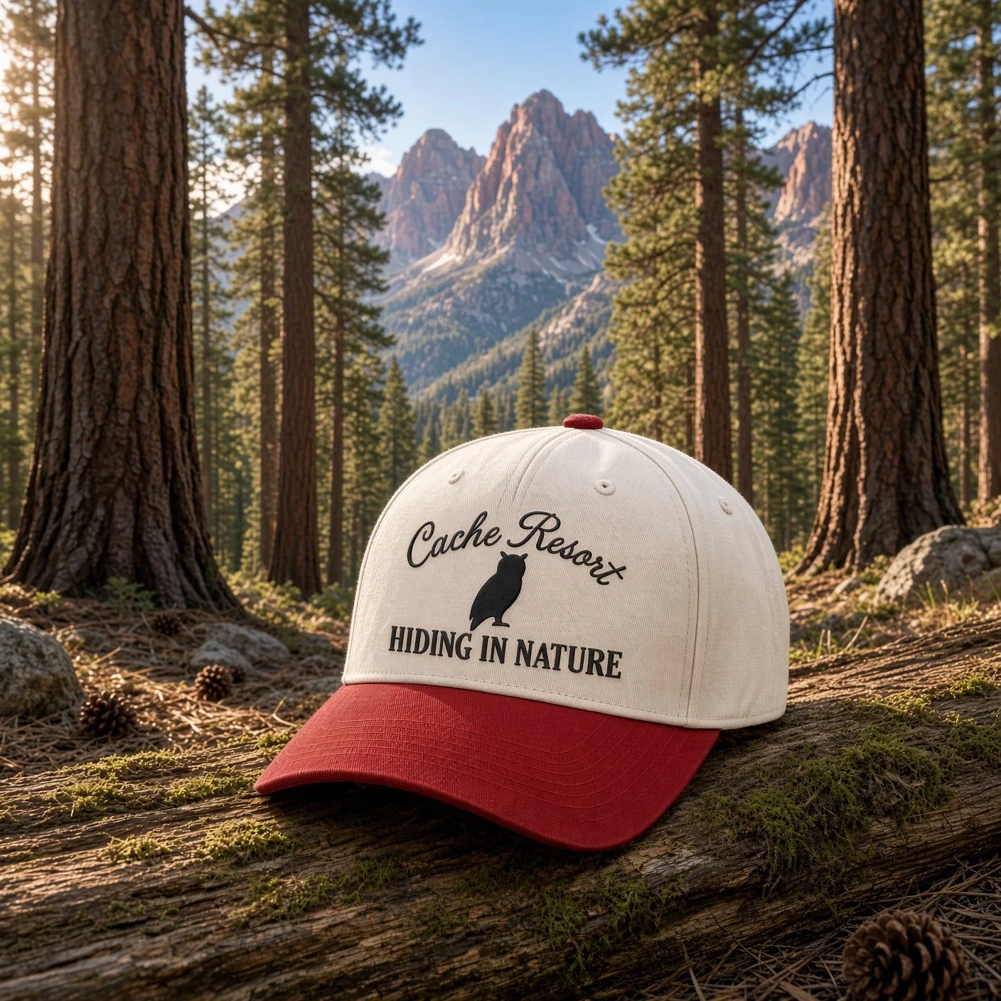 Hiding In Nature - Owl Edition | Frame Two-Tone Cap