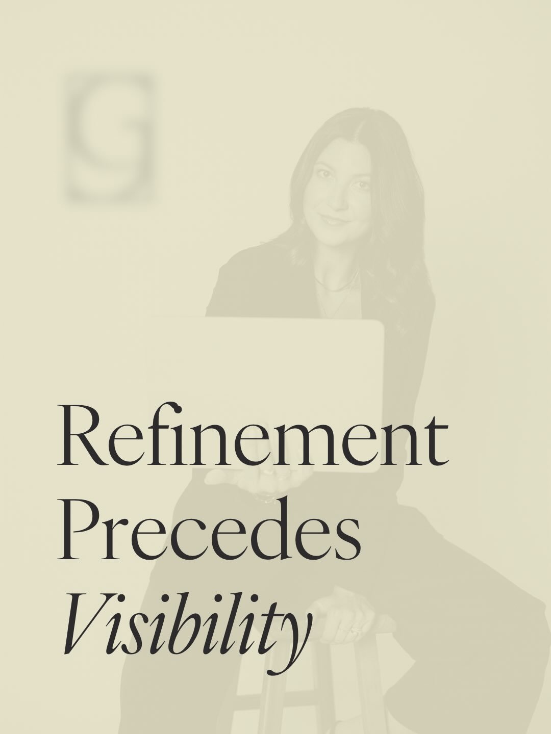 Visibility isn&rsquo;t the beginning, it&rsquo;s what&rsquo;s been made ready to see.

Something new is coming for GGC.