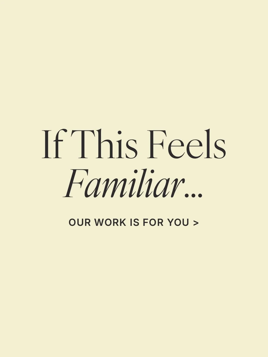 There are some common phrases we hear in our conversations with clients over and over again. Swipe to see if any of them sound familiar to you.

Imagine eliminating the same conversations over and over to potential clients, attracting and booking the