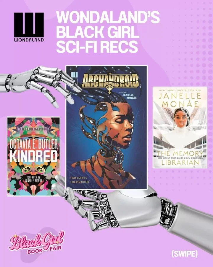 Hey everyone! @wondaland and @wondalandstories are giving ticket holders the chance to win:

✨A copy of Octavia Butler&rsquo;s Kindred with a foreward written by @janellemonae
✨Janelle Monae&rsquo;s sci-fi anthology The Memory Librarian 
✨Janelle Mon