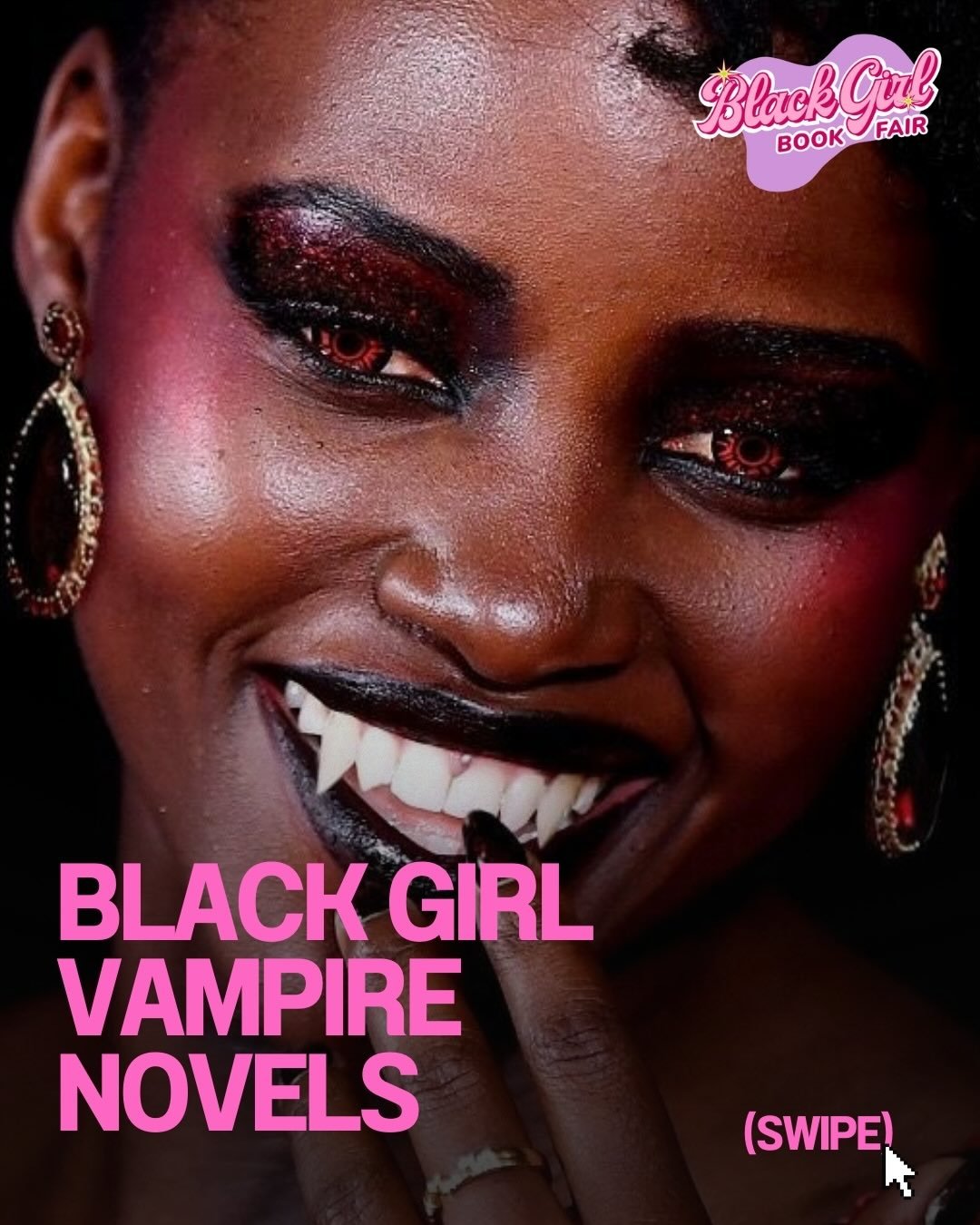 Fangs out for our Black girl vampire picks! 🧛🏽&zwj;♀️ Including &ldquo;I Accidentally Hooked Up With a Vampire&rdquo; by @jcageauthor ✨ any other recs? Drop them below and grab your free tickets to our virtual book fair&mdash;link in bio!