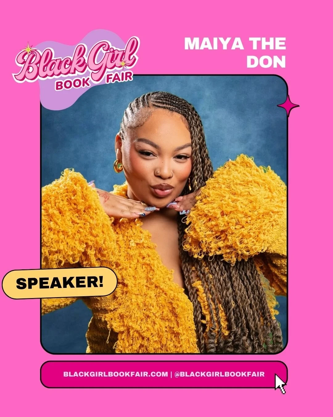 Bad bitches read good books and @maiyathedonn is proof of that! 💅🏽💅🏽✨ We&rsquo;ll be chatting with Maiya about her fave reads, her mighty pen, and the overwhelming otherworldly baddie aura she exudes on April 25th here on IG! 

Grab free tickets 
