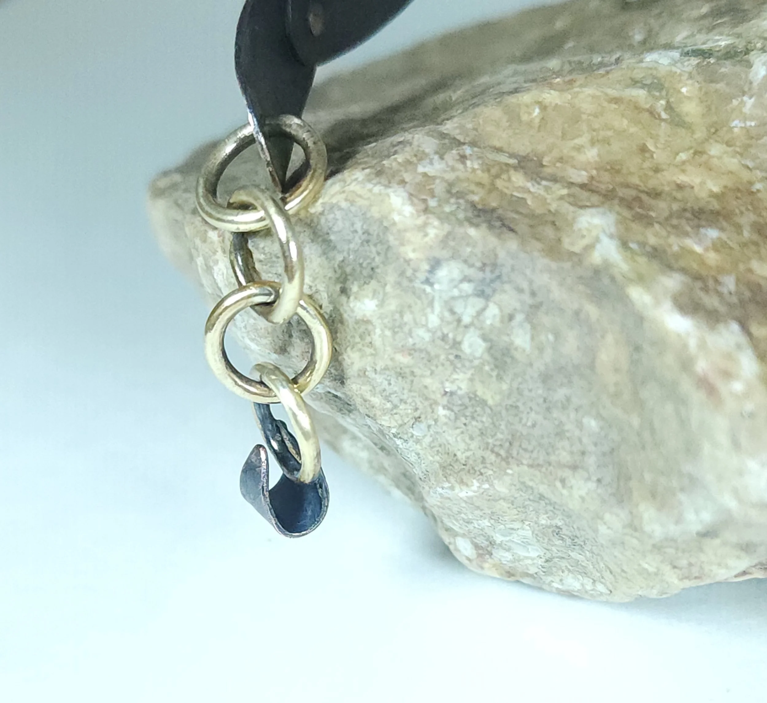 Copper Brass link bracelet 4.jpg