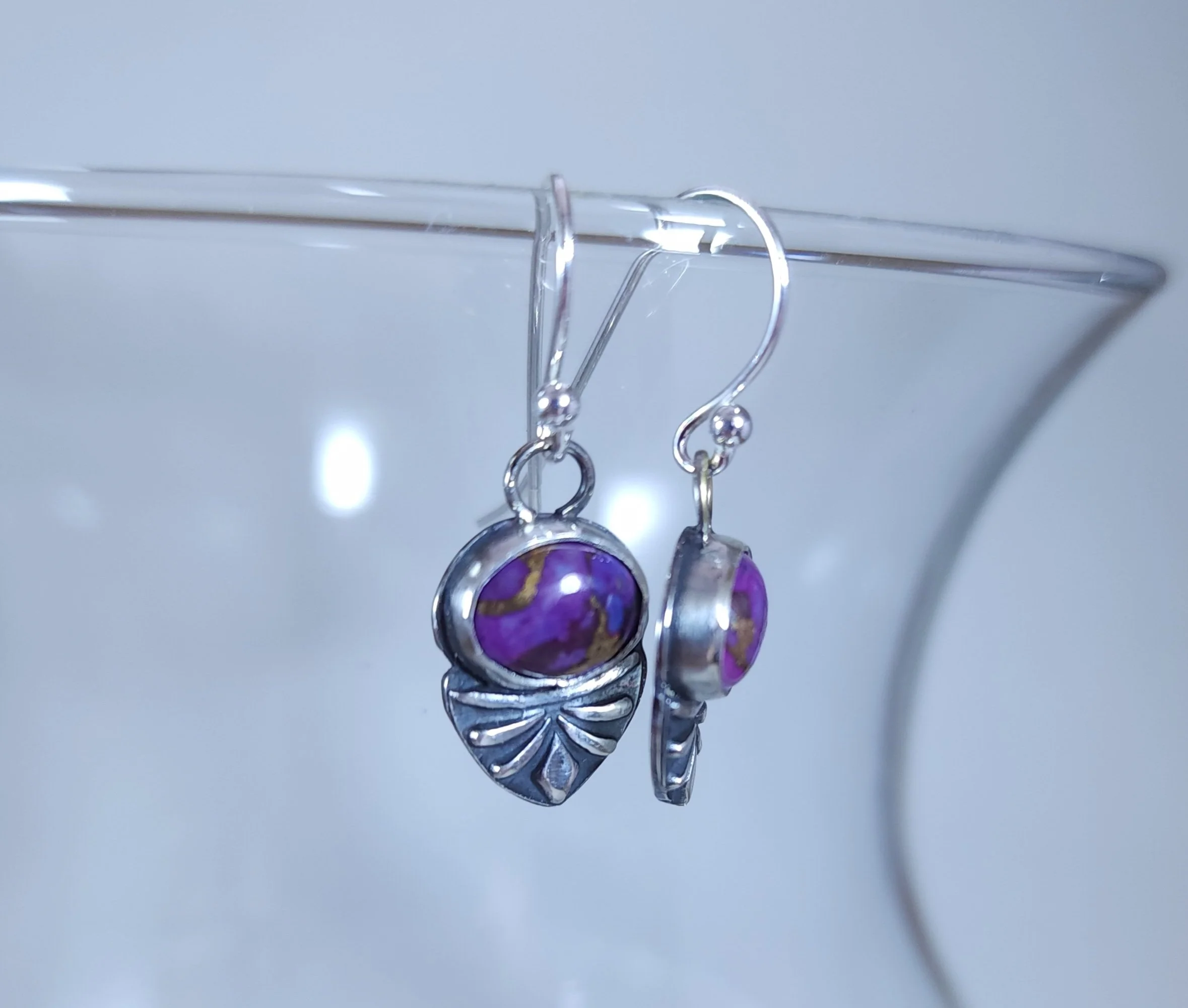 Purple turquoise earrings 3.jpg