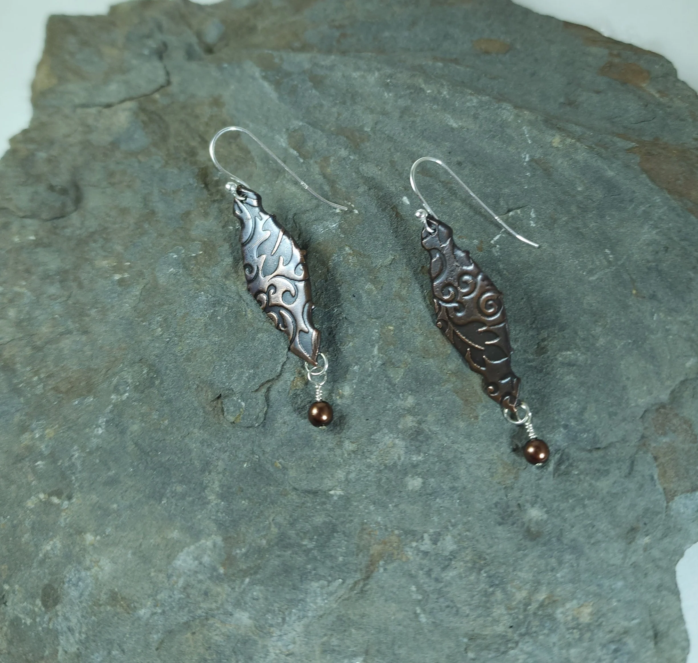 Copper with glass earrings 2.jpg