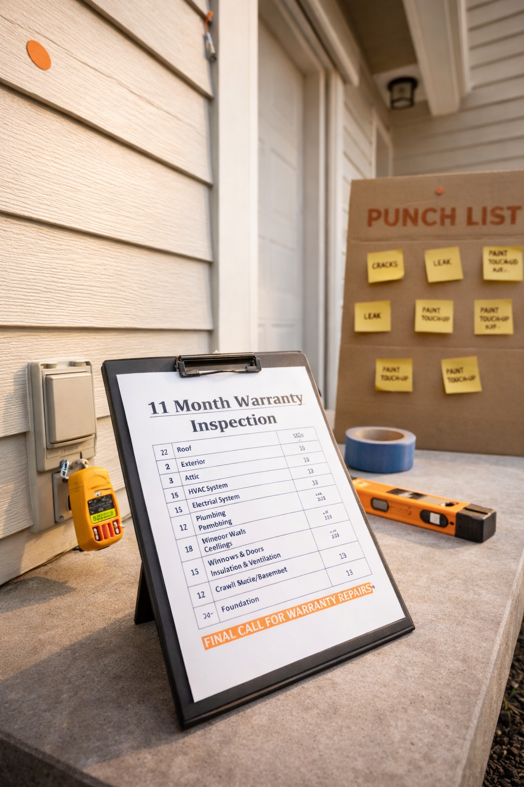 11 Month Home Warranty Inspection