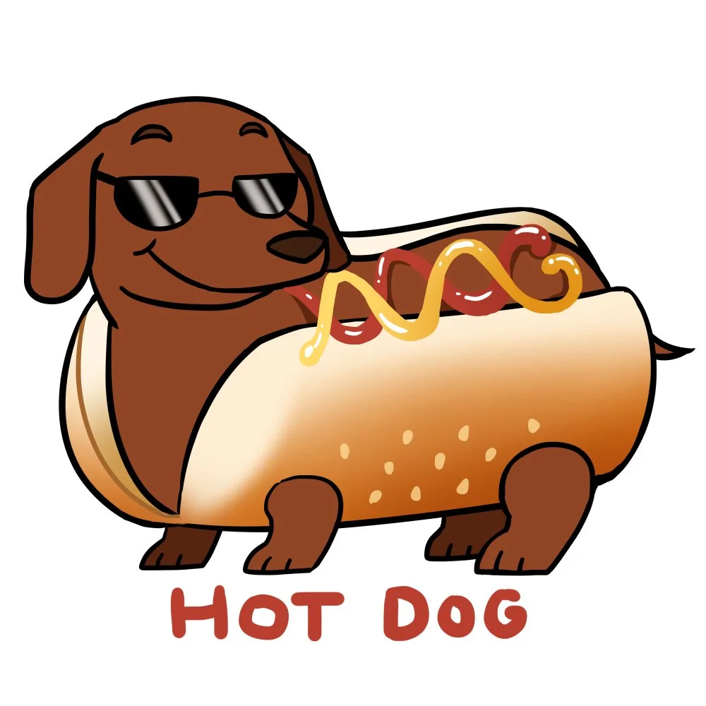 Hot Dog Magnet