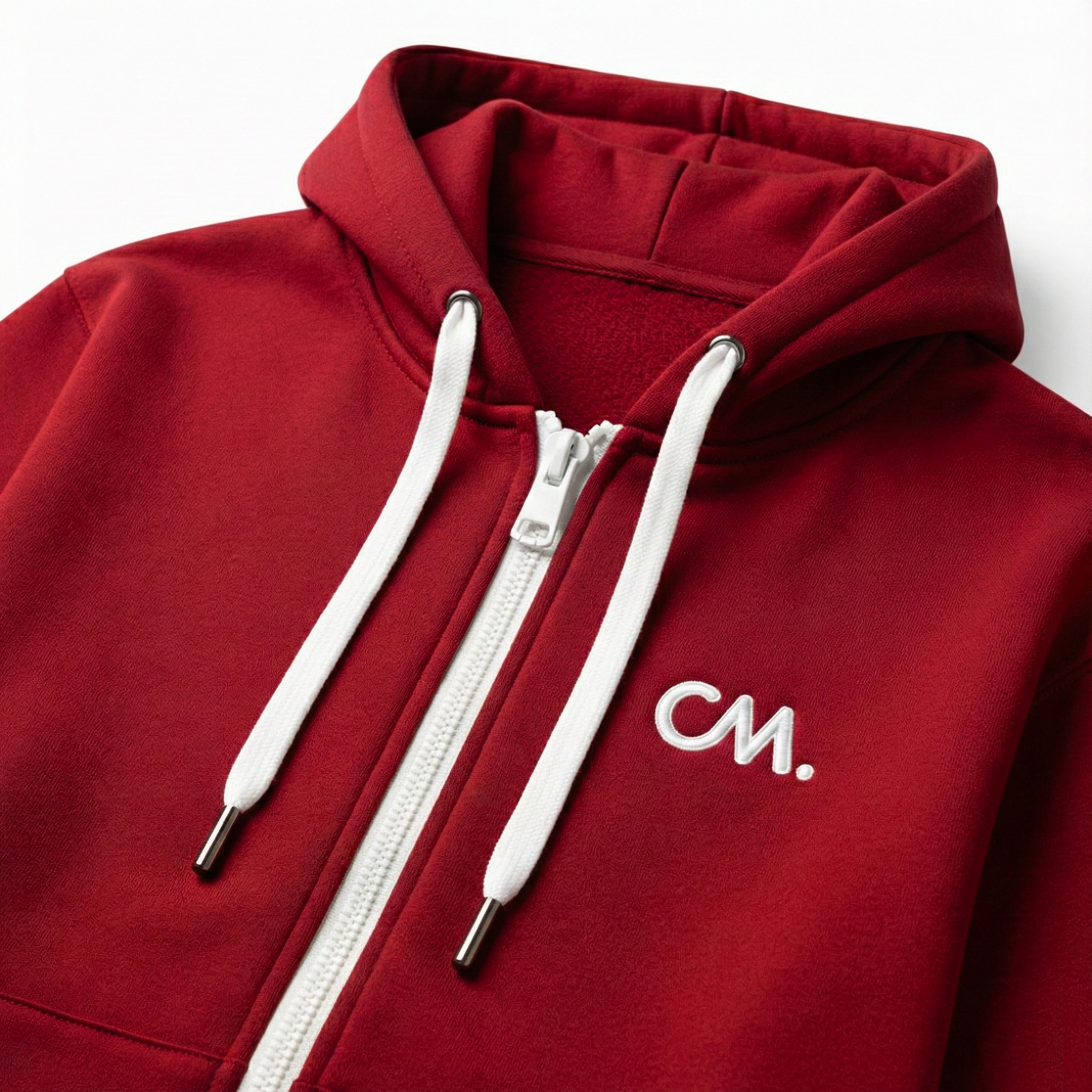 Red - 100% Organic Pima Cotton Hoodie