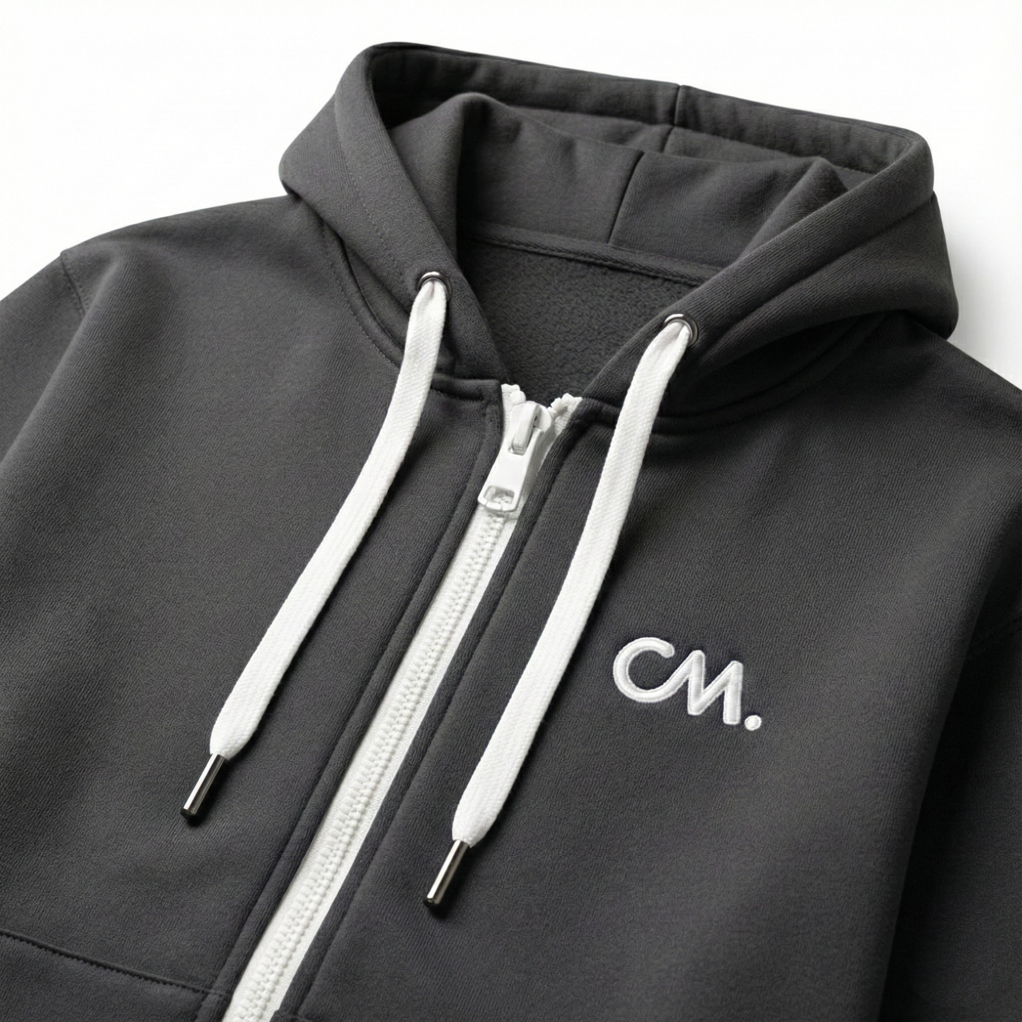 Grey - 100% Organic Pima Cotton Hoodie