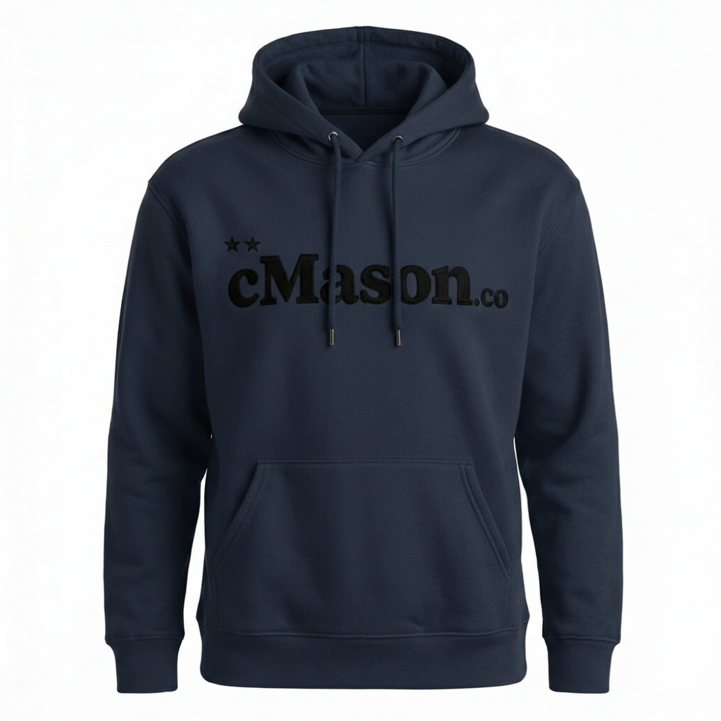 100% Organic - Entice Hoodie - Blue | Black