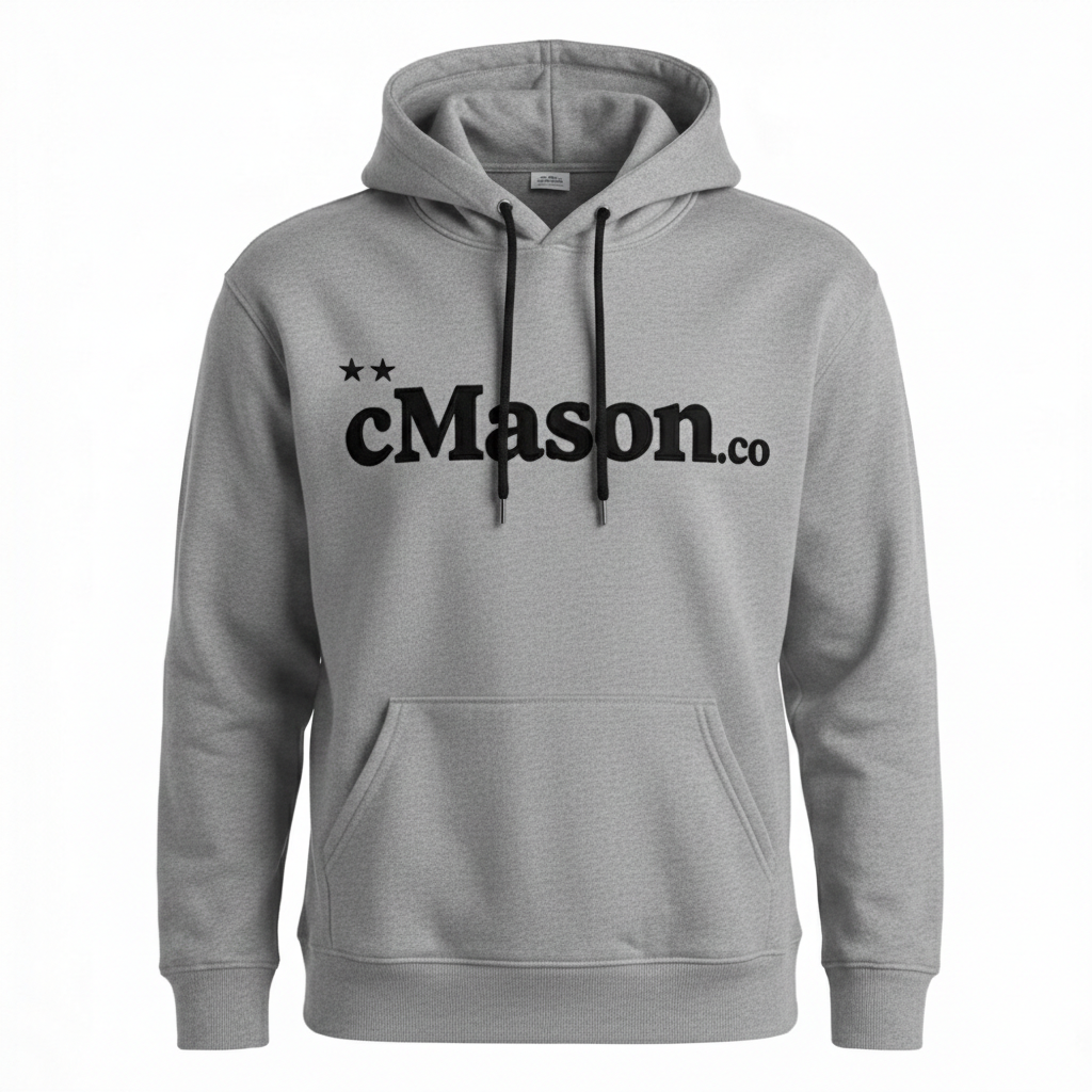 100% Organic - Entice Hoodie - Grey | Black