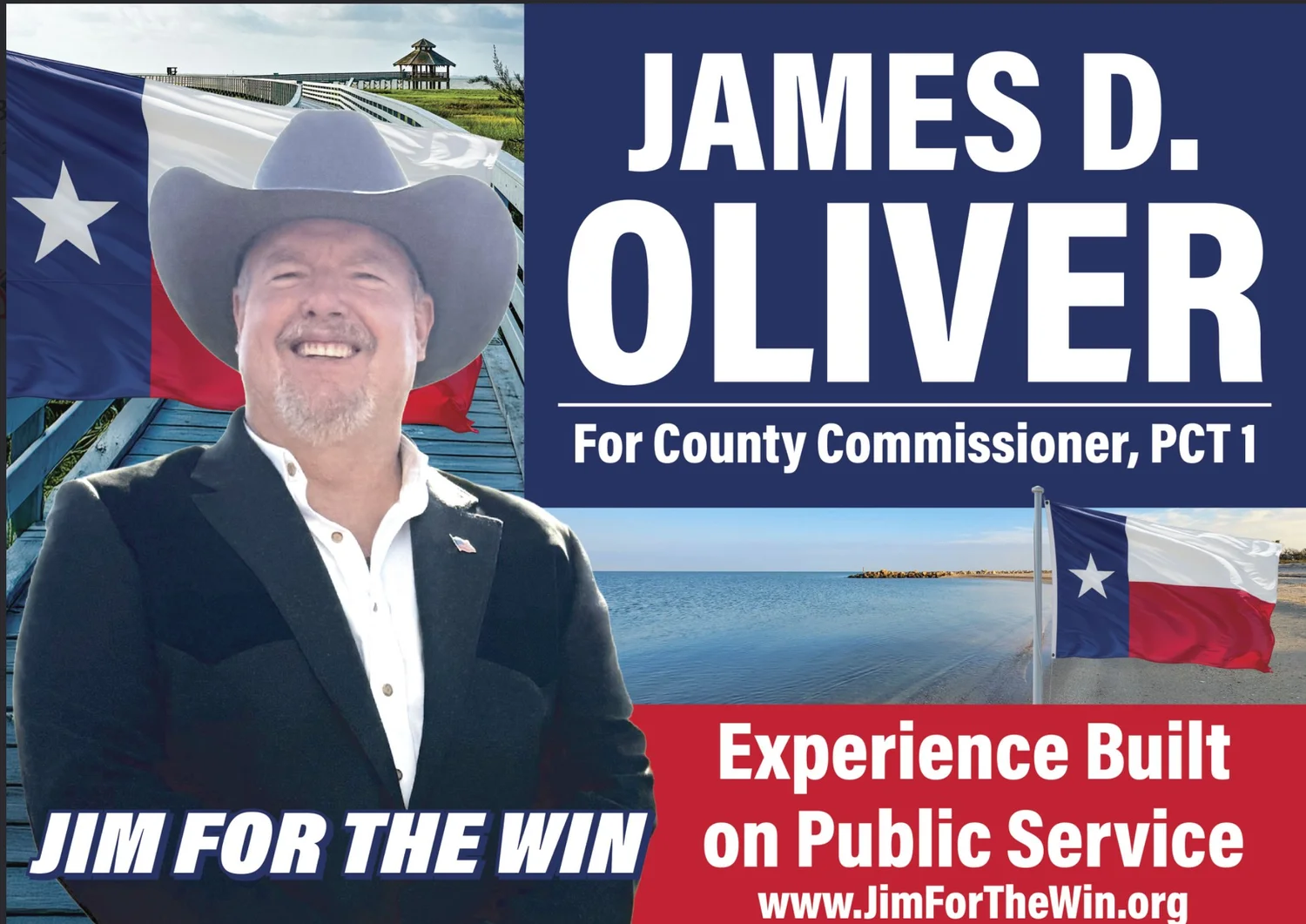 James D. Oliver “Jim”  for Calhoun County Commissioner, Precinct One