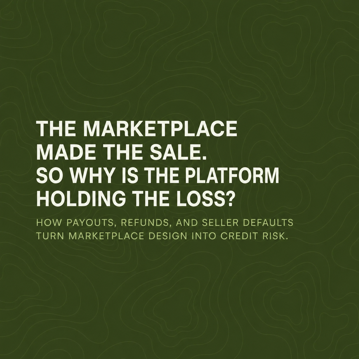 The Marketplace Made the Sale. So Why Is the Platform Holding the Loss?