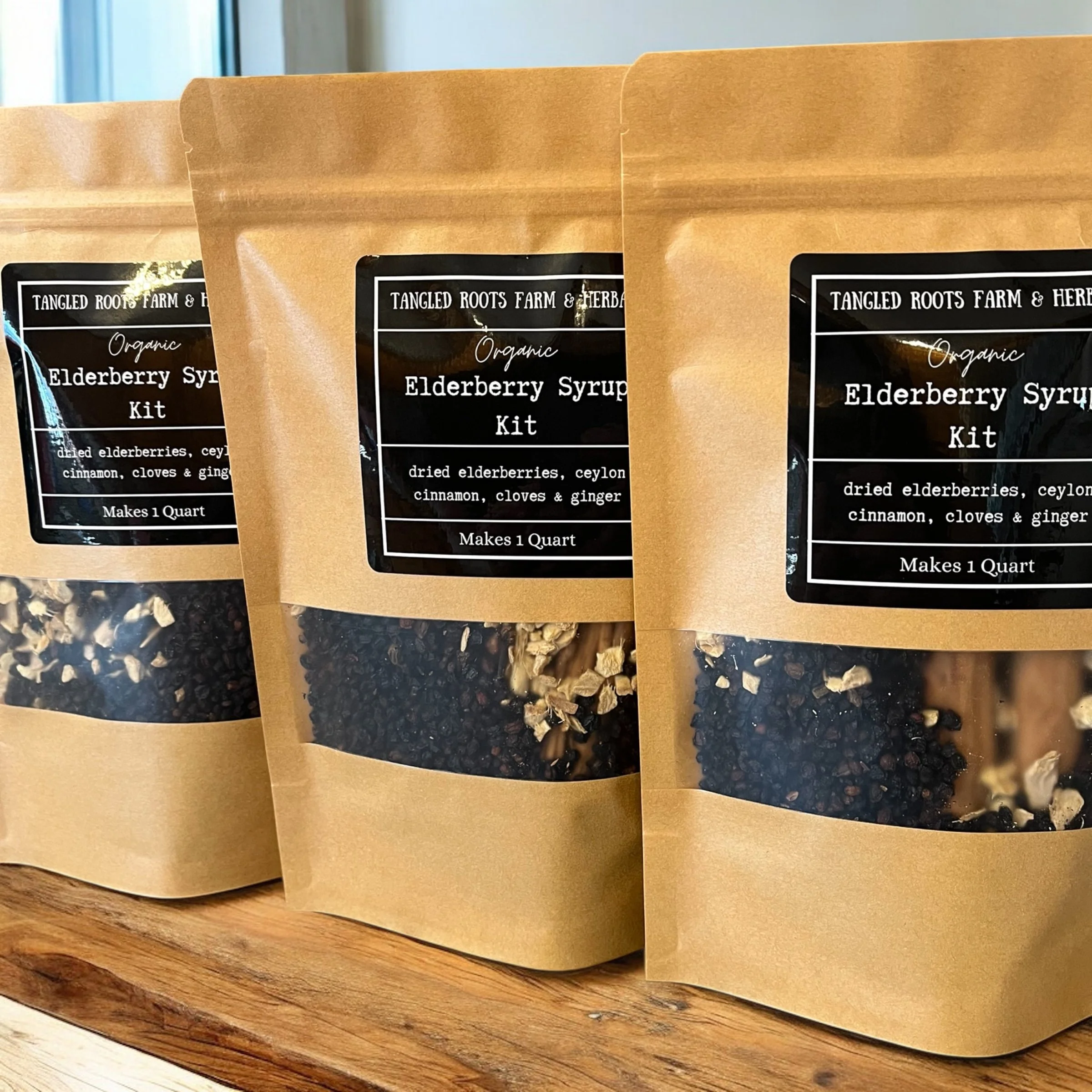 Organic Elderberry Syrup Kit