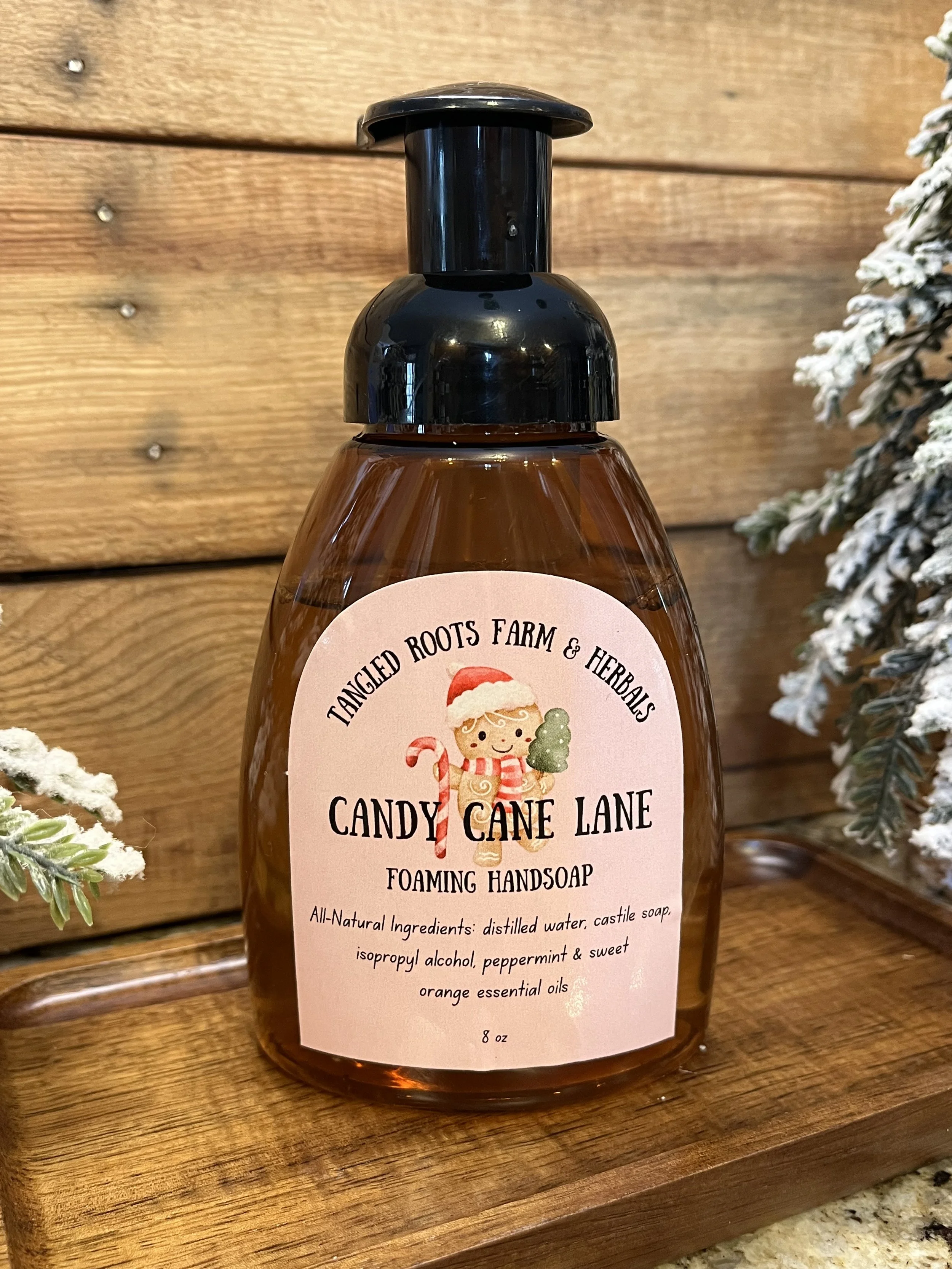 Foaming Hand Soap- Candy Cane Lane
