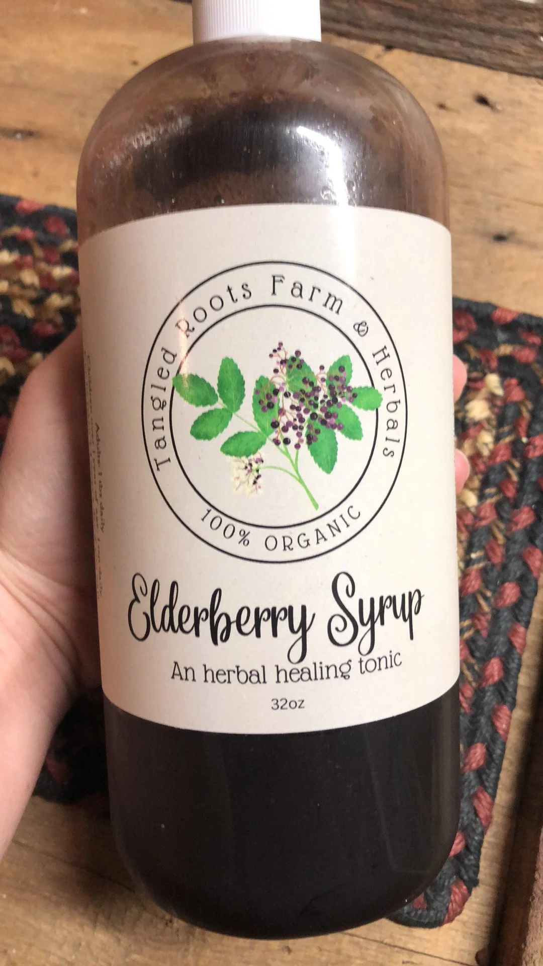 Organic Elderberry Syrup