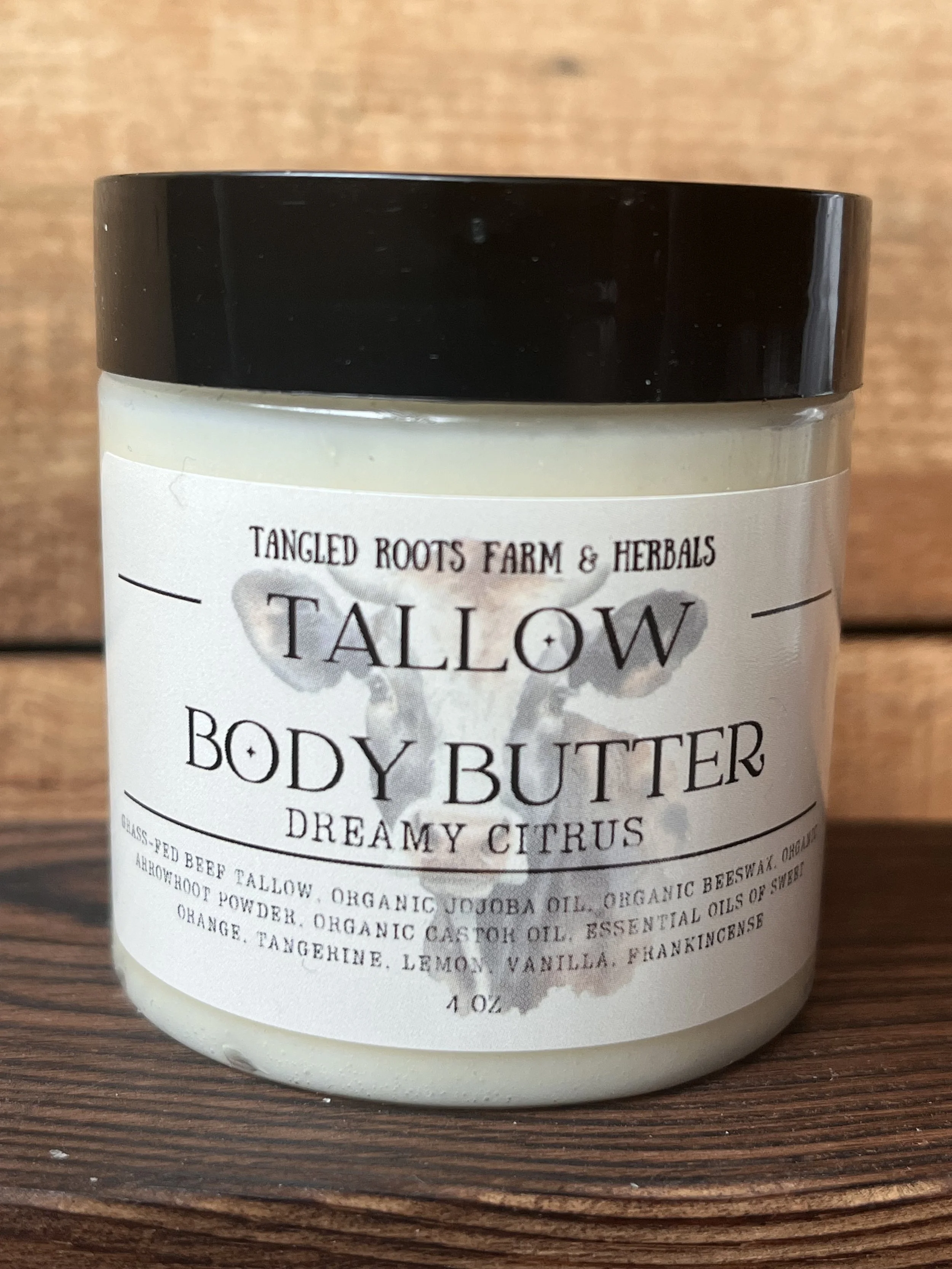 Grass-Fed Tallow Body Butter- 4 oz