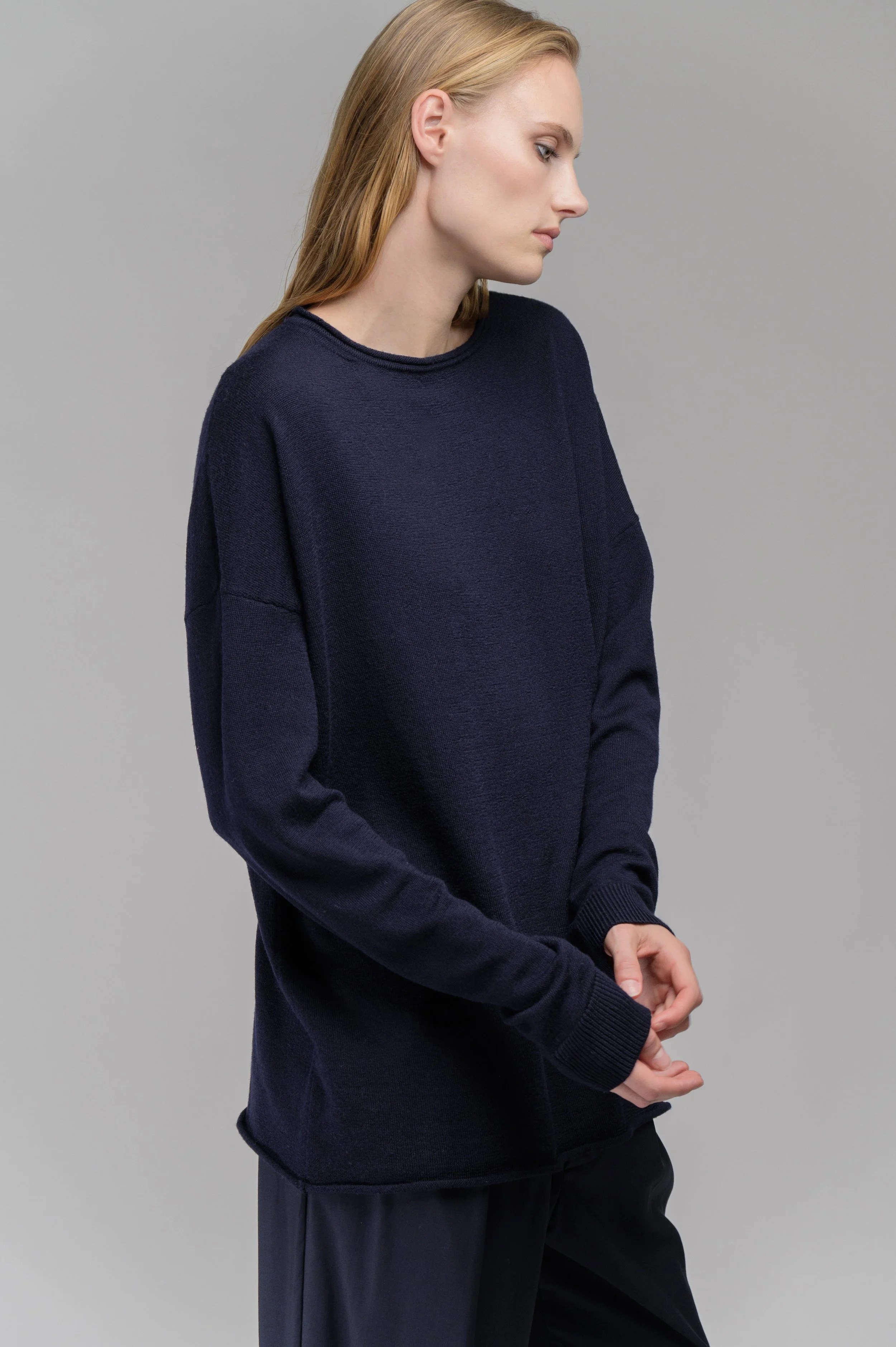 Relaxed Sweater | Dark Navy