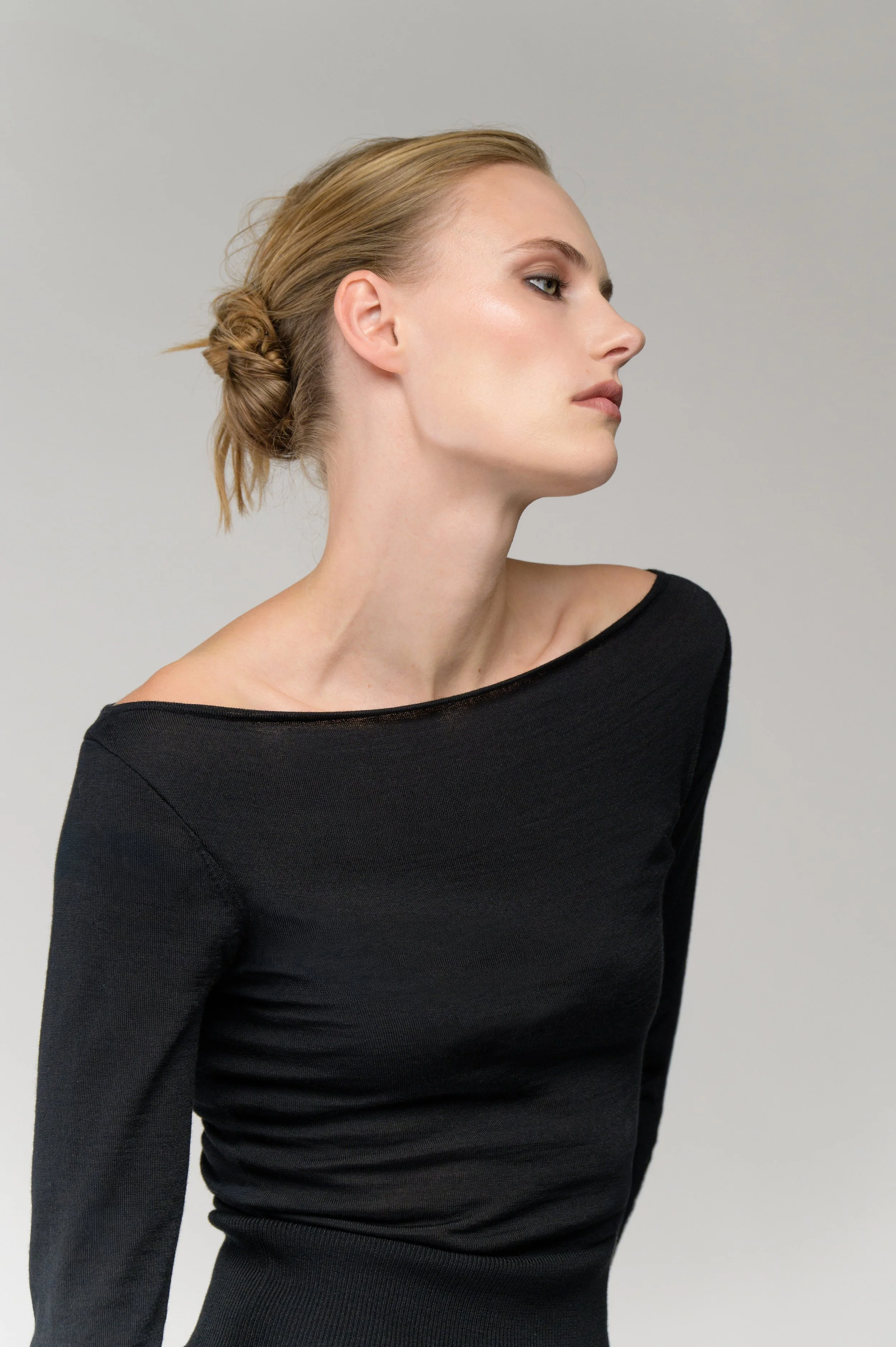 Contoured Boatneck | Black