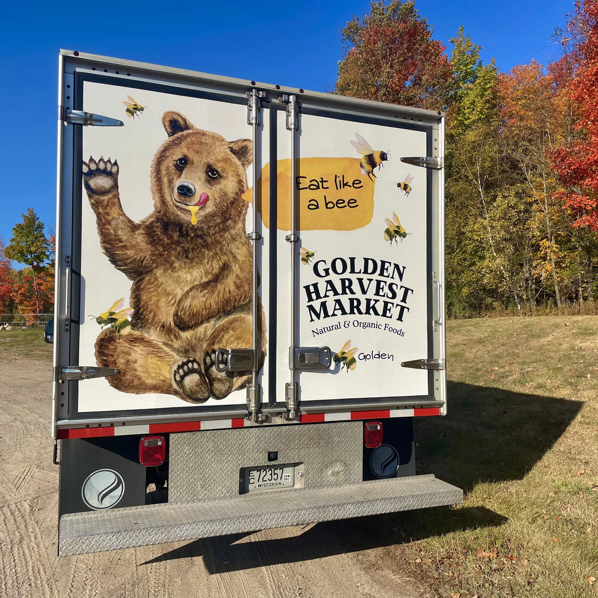 Golden Harvest Box Truck Back