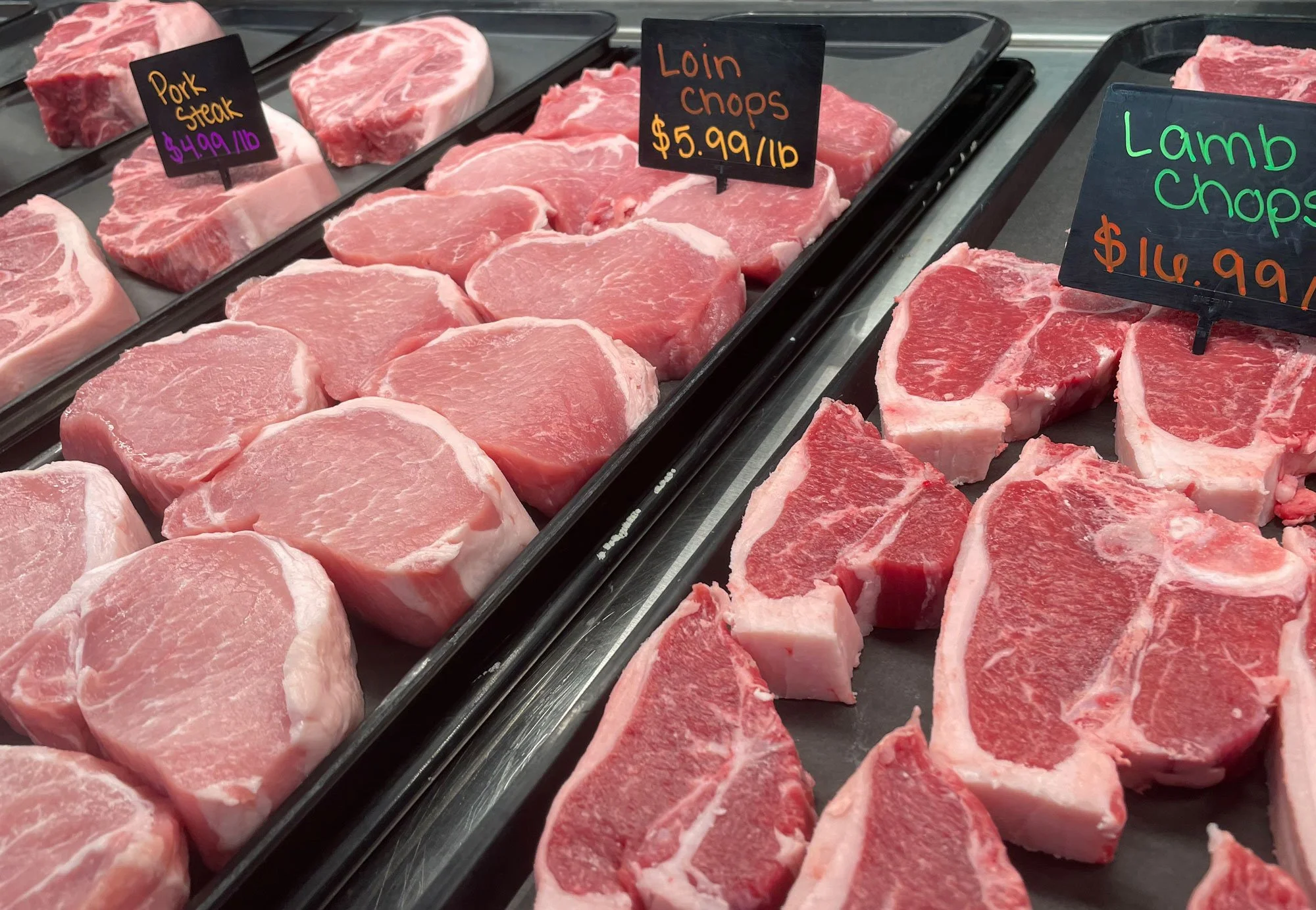 Lamb and Pork