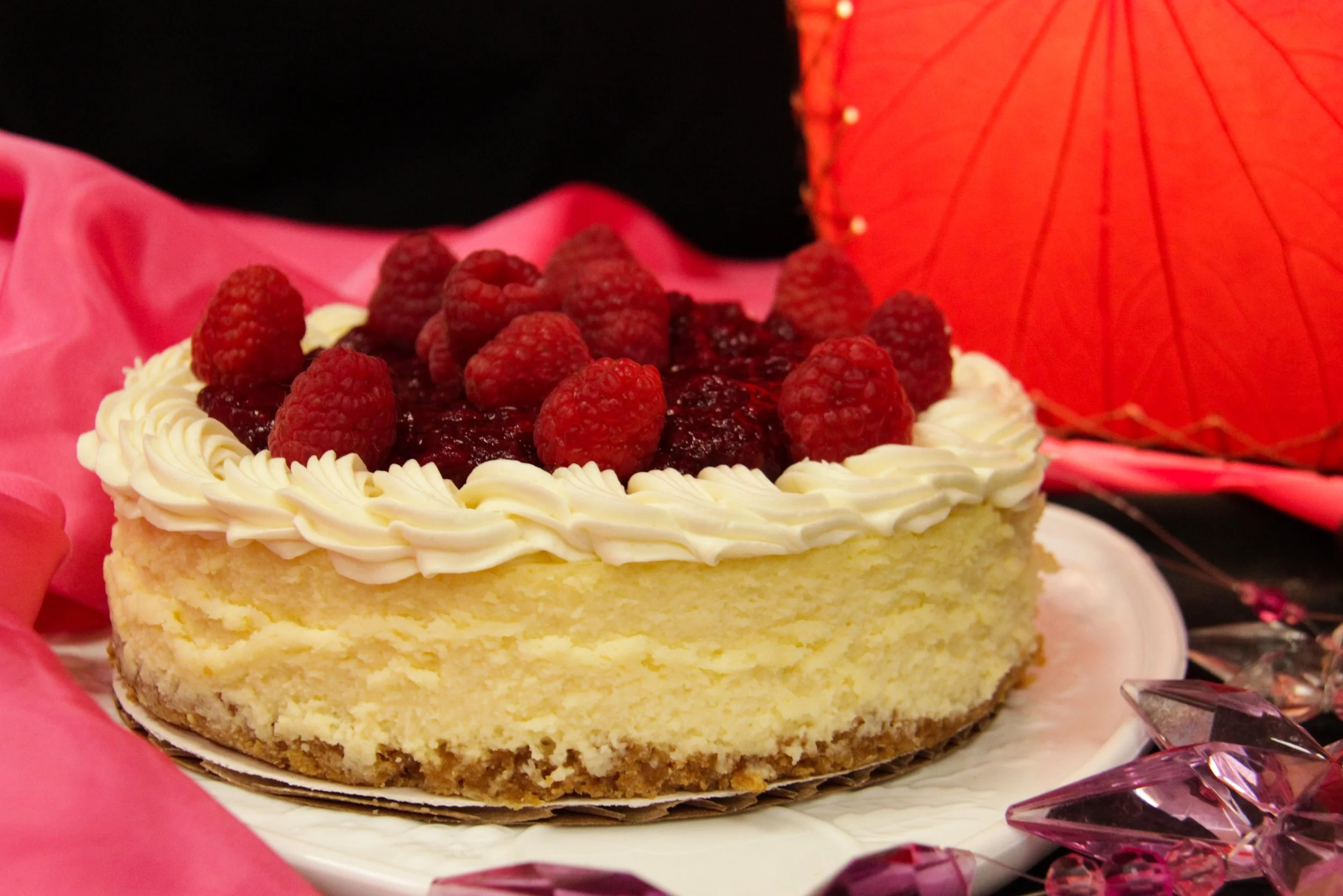 Raspberry Cheesecake made at Golden Harvest Market in Rhinelander