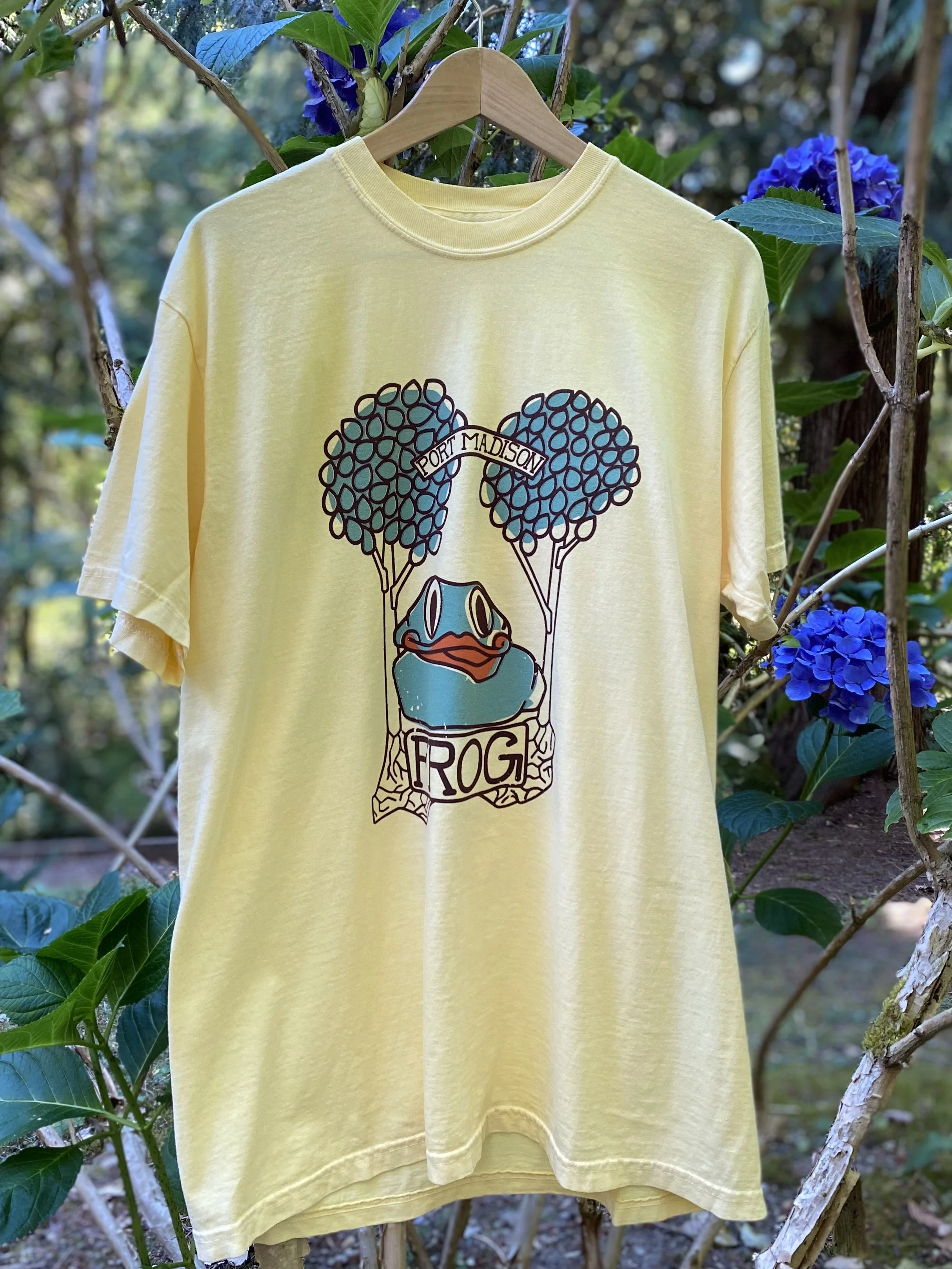 1971 Port Madison Frog T-shirt