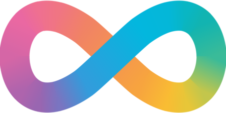 Neurodivergent flag, symbolising the diversity within the neurodiversity community