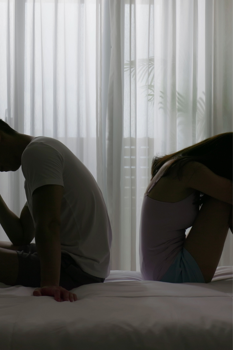 couple going through a divorce