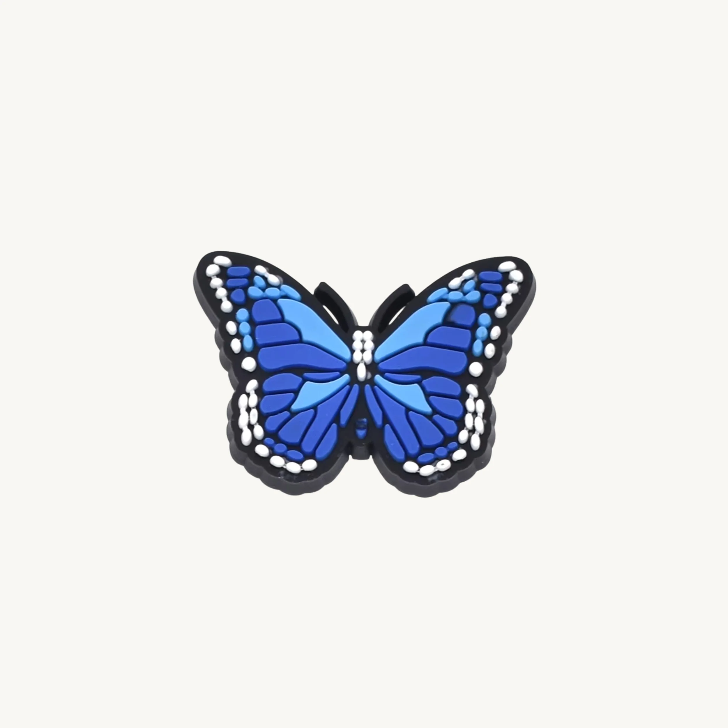 Royal blue butterfly charm by CharmyKidz for customizable hair accessories