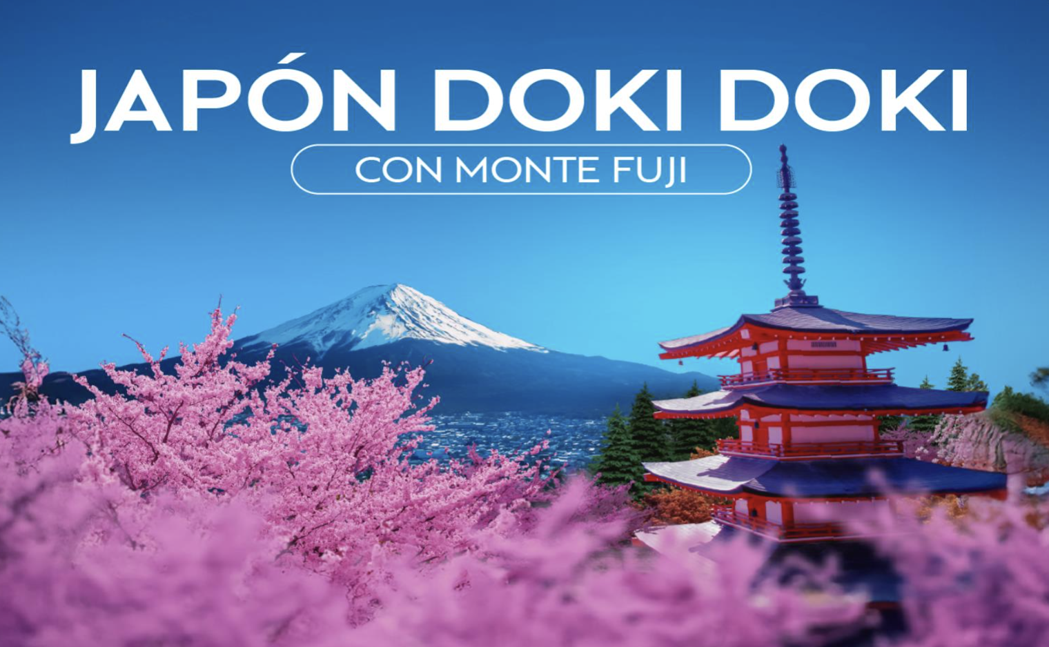 Japón Doki Doki con Monte Fuji