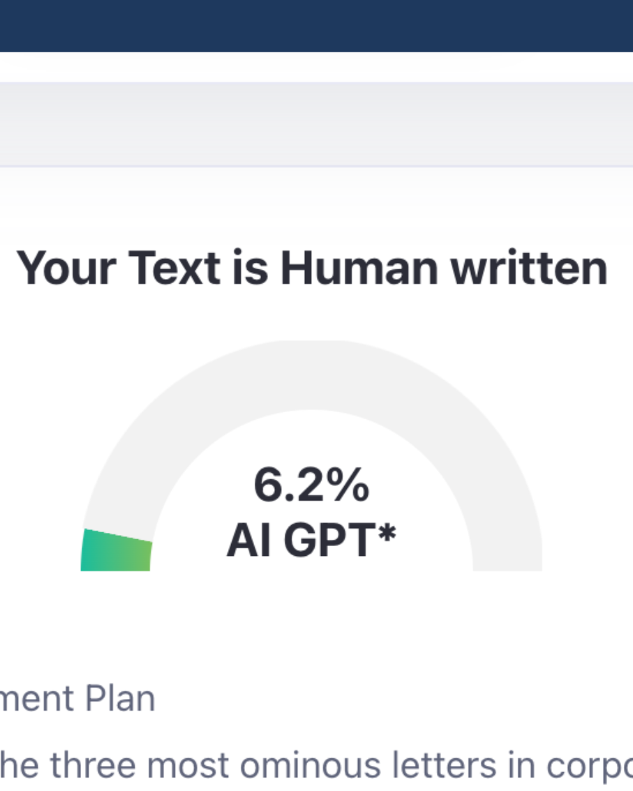 We're All Running Each Other Through ZeroGPT